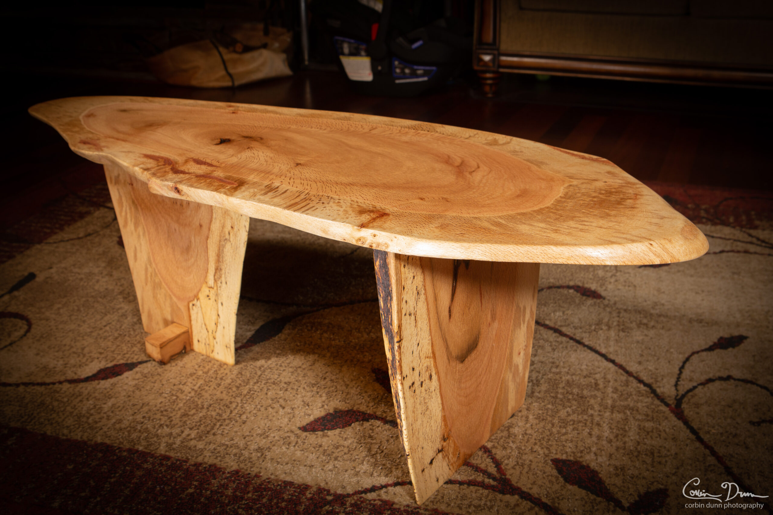 Live Edge Oak Coffee Table