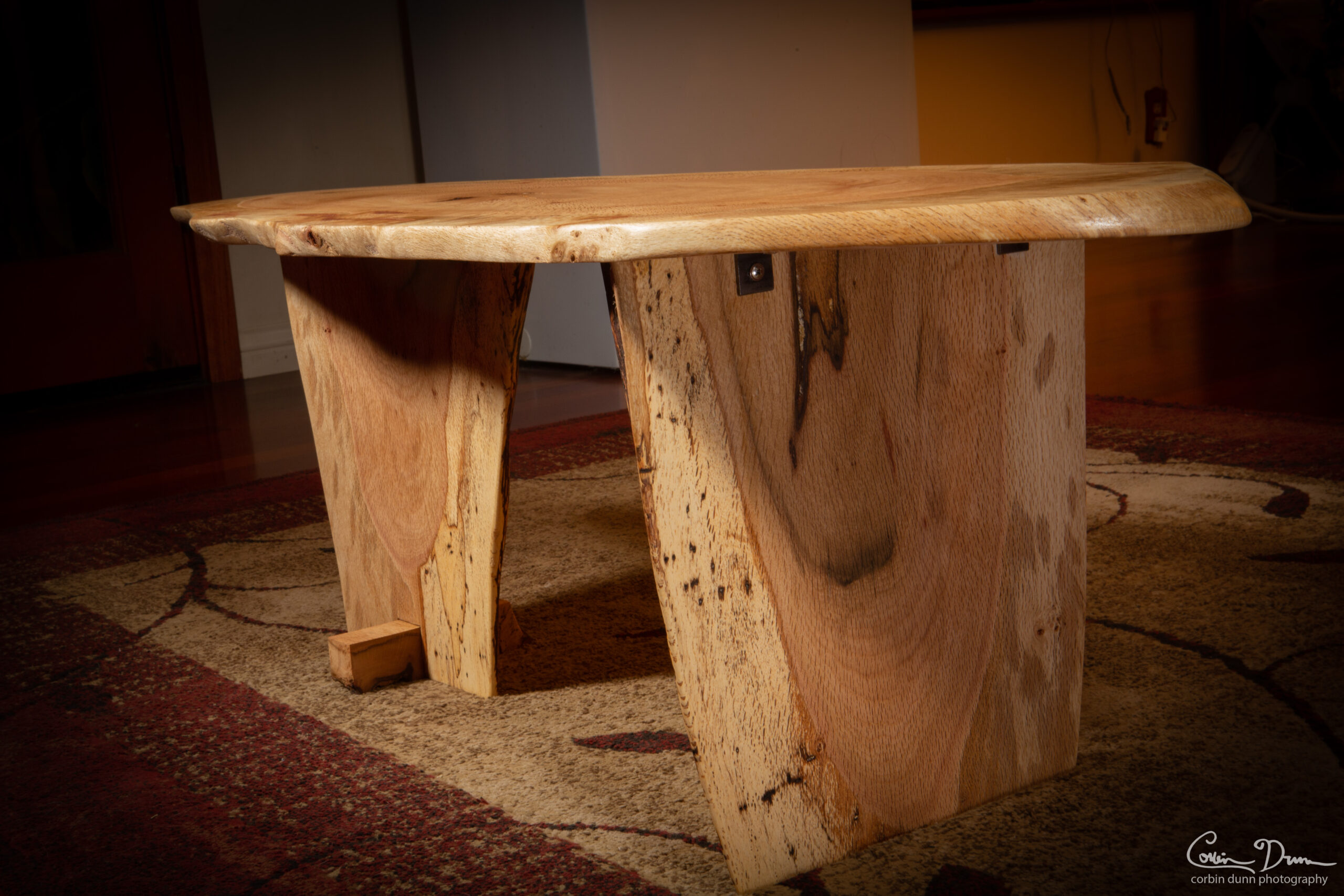 Live Edge Oak Coffee Table - Image 4
