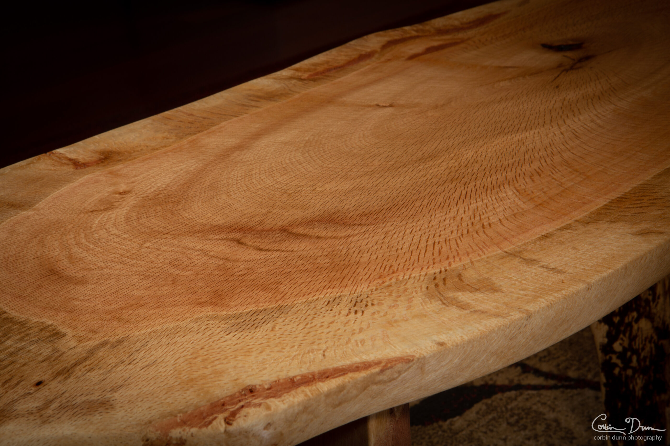 Live Edge Oak Coffee Table - Image 5