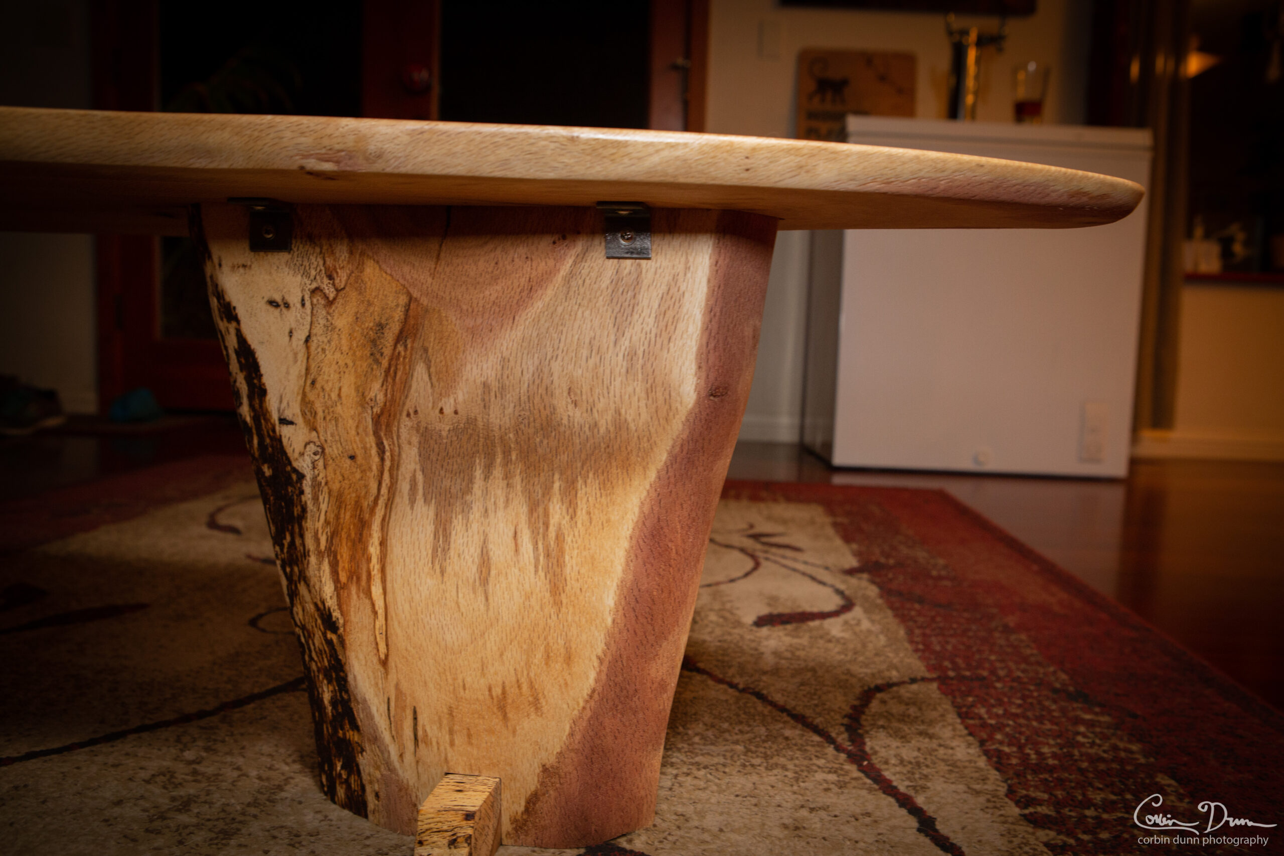 Live Edge Oak Coffee Table - Image 6