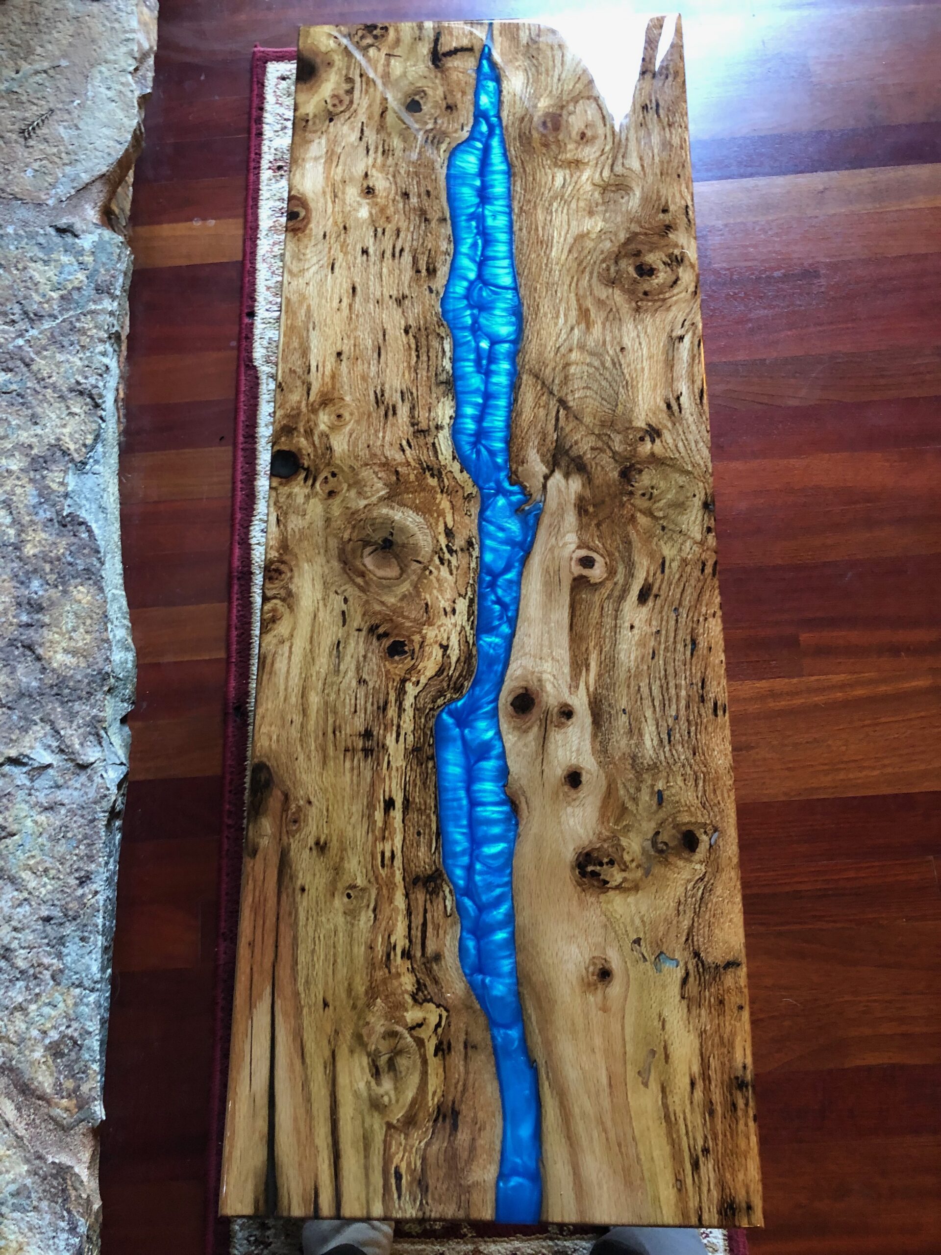 Blue River Spalted Oak Coffee Table - Image 7