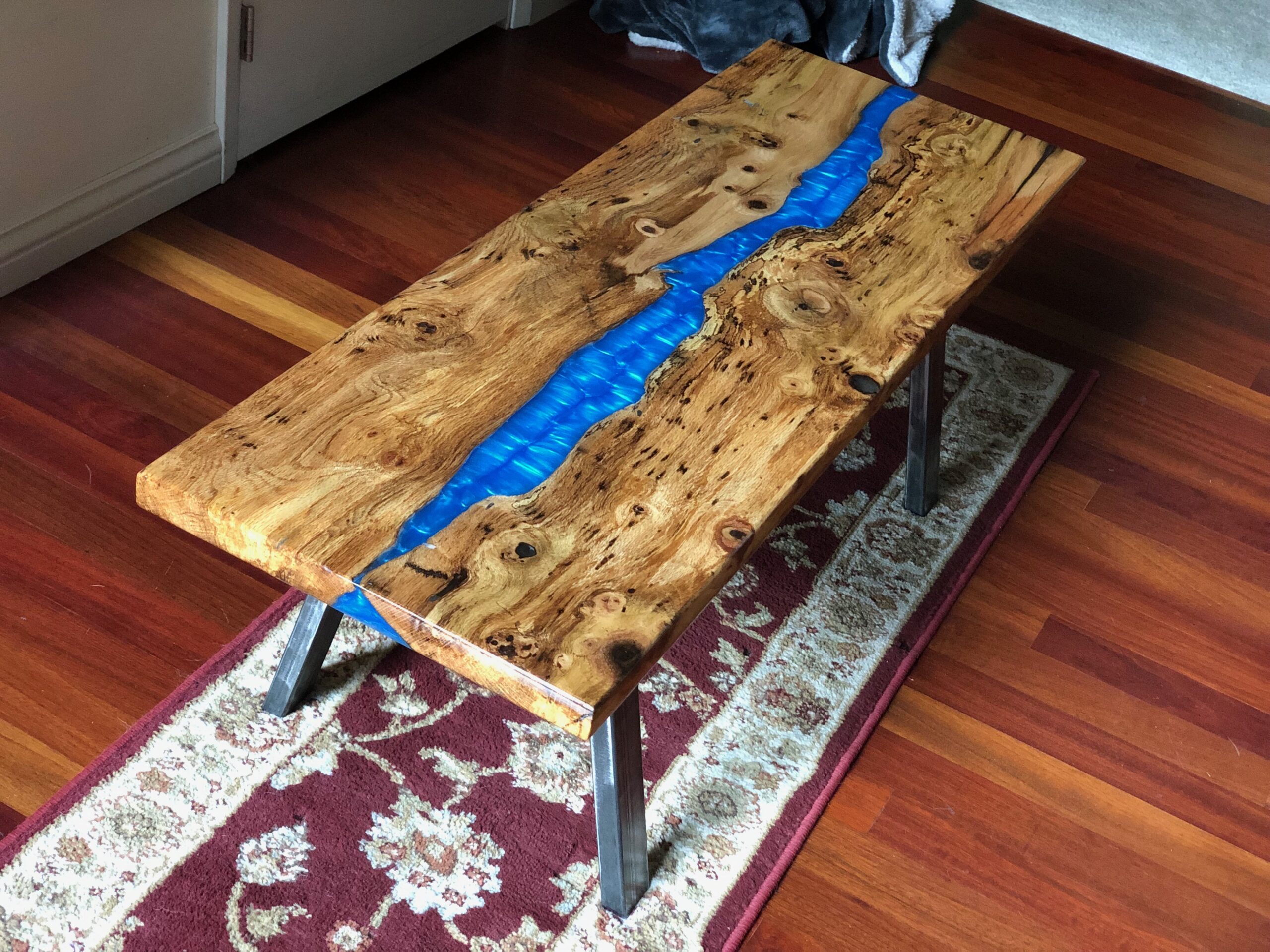 Blue River Spalted Oak Coffee Table - Image 3