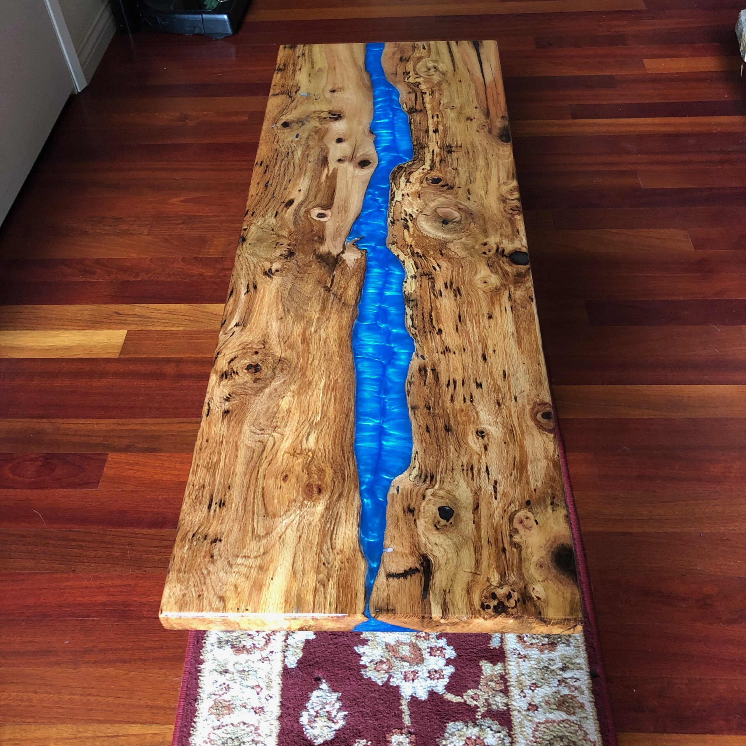 Blue River Spalted Oak Coffee Table - Image 2