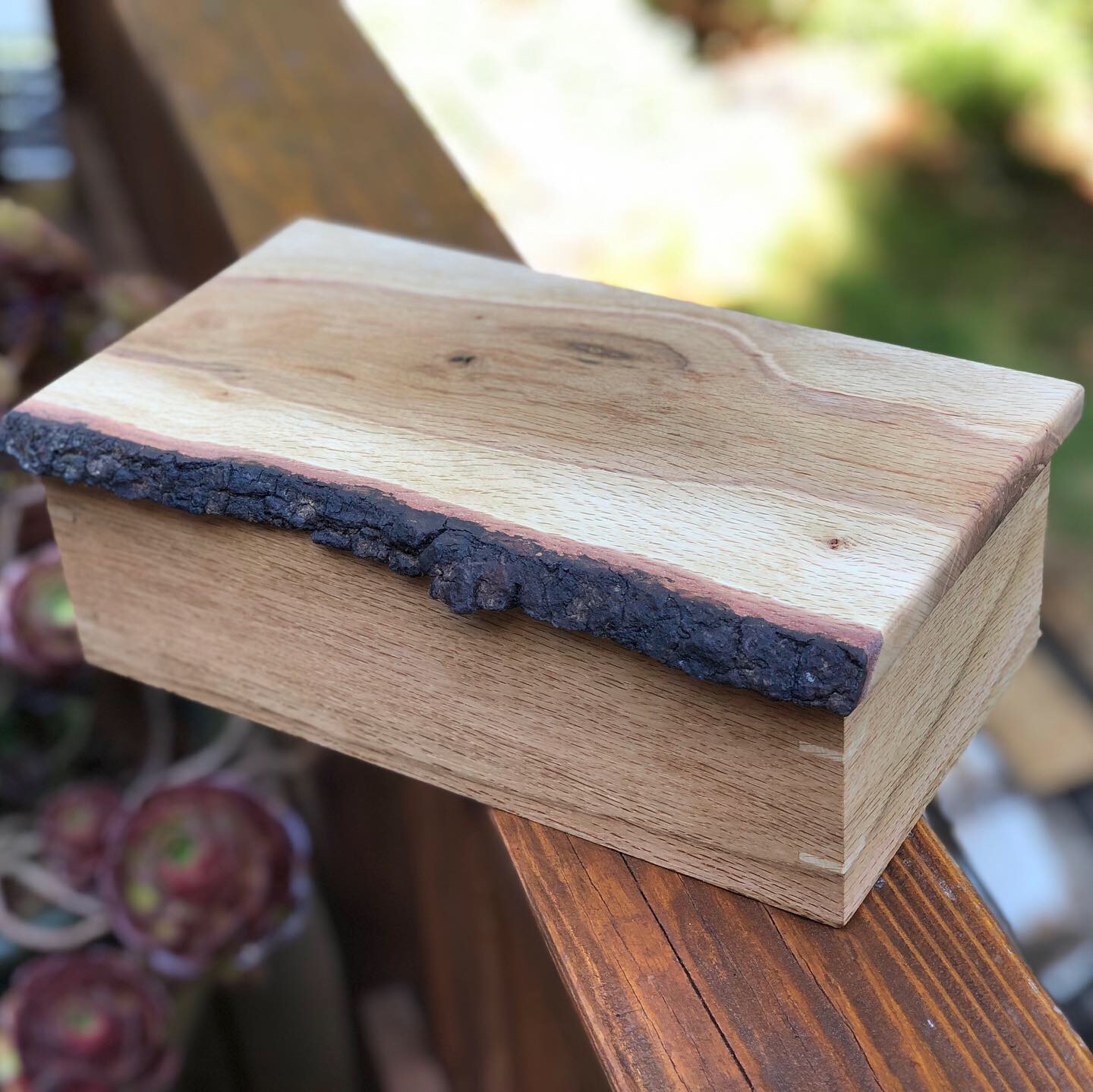 Live Edge Oak Box - Image 5