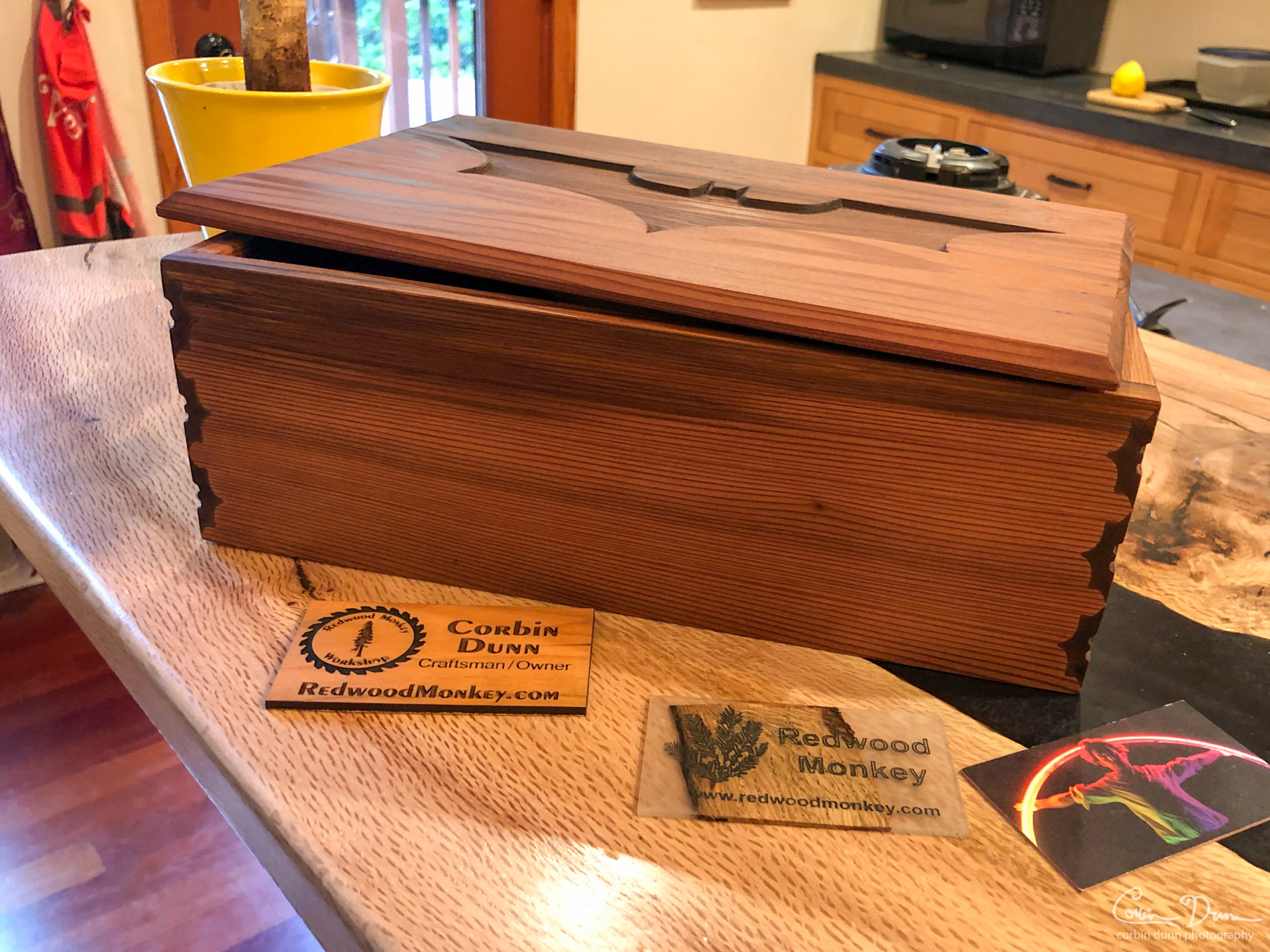 Bat Joinery Box in Redwood v1 #3 - Image 3