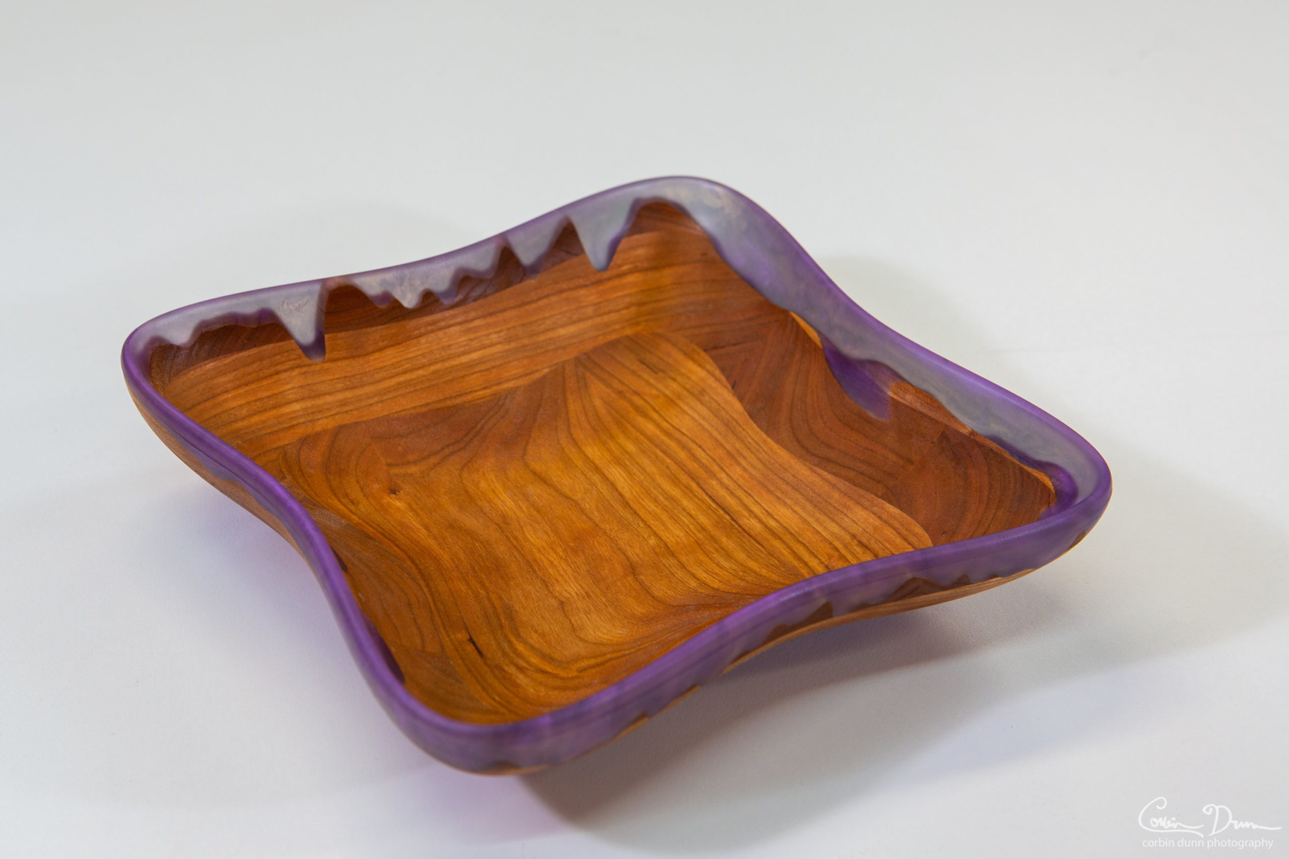 Purple Epoxy Drip Bowl