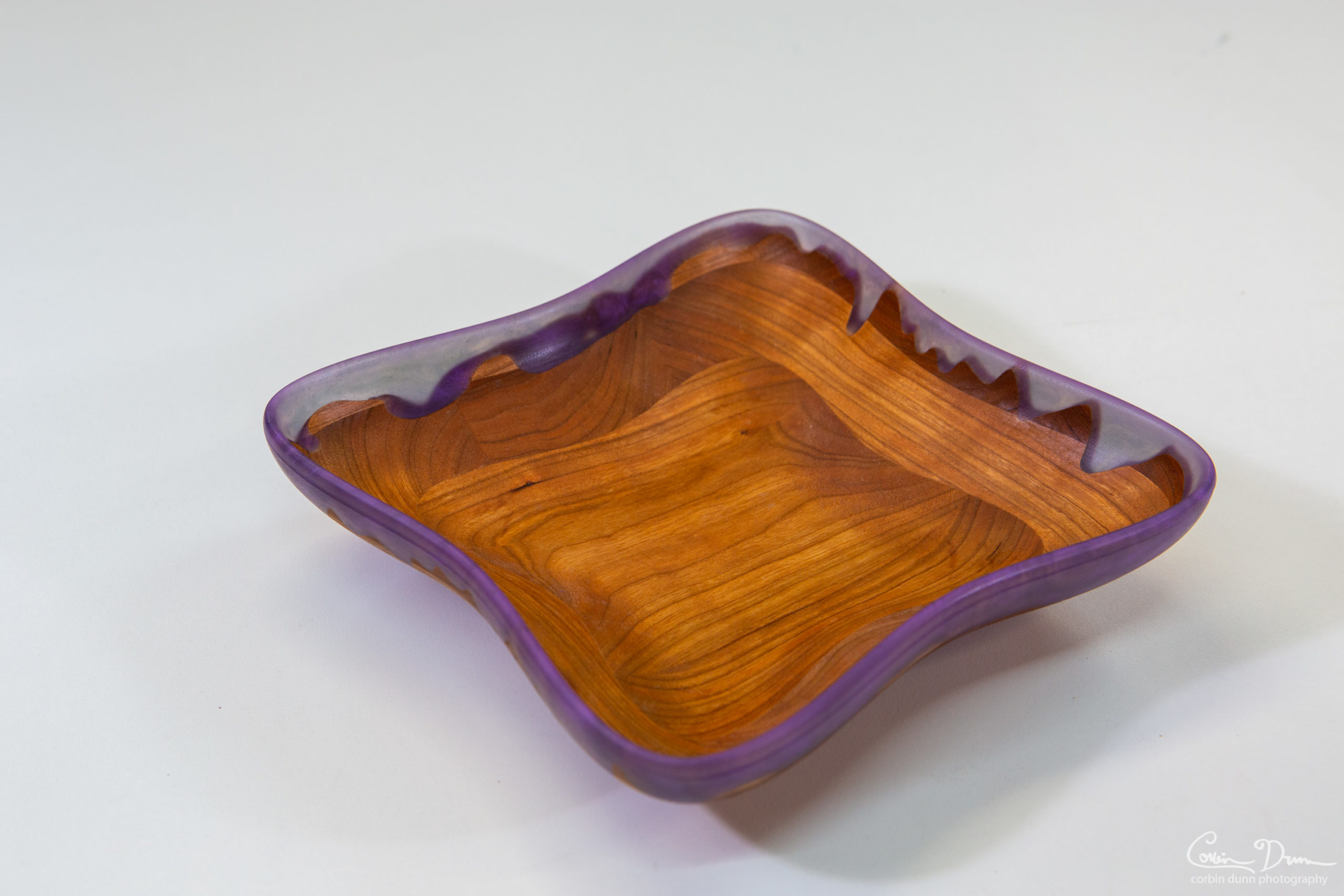 Purple Epoxy Drip Bowl - Image 2