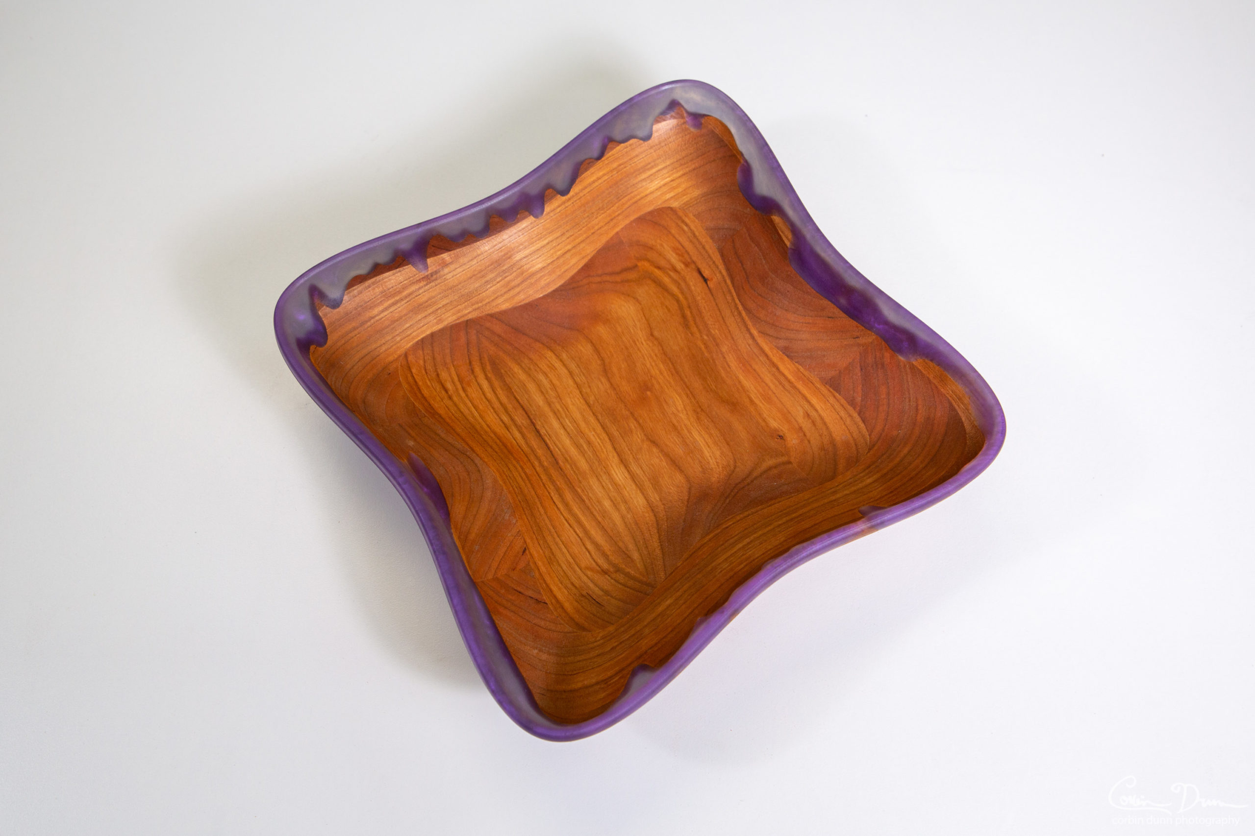 Purple Epoxy Drip Bowl - Image 5