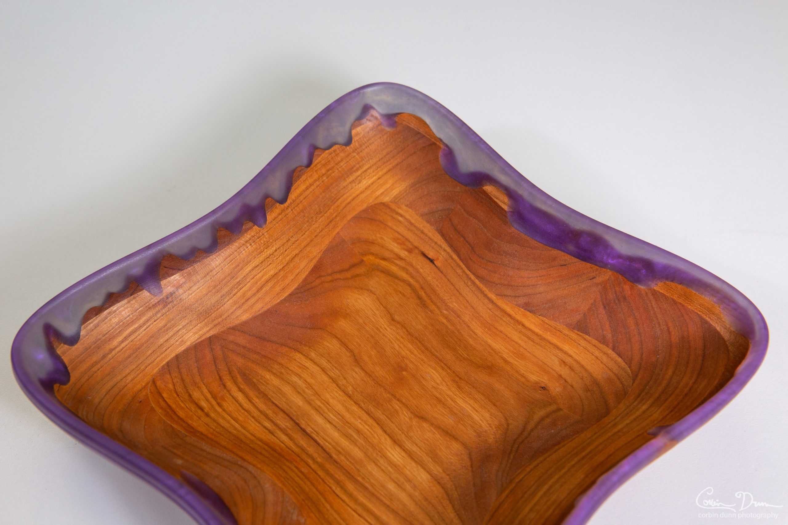 Purple Epoxy Drip Bowl - Image 4