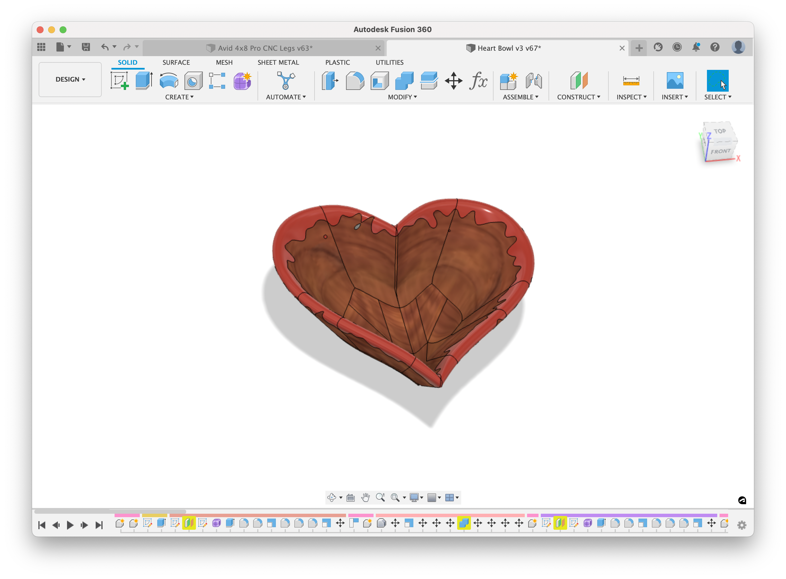 Heart Bowl Plans - Directions, Model, STL & Fusion 360 CNC Files - Image 2
