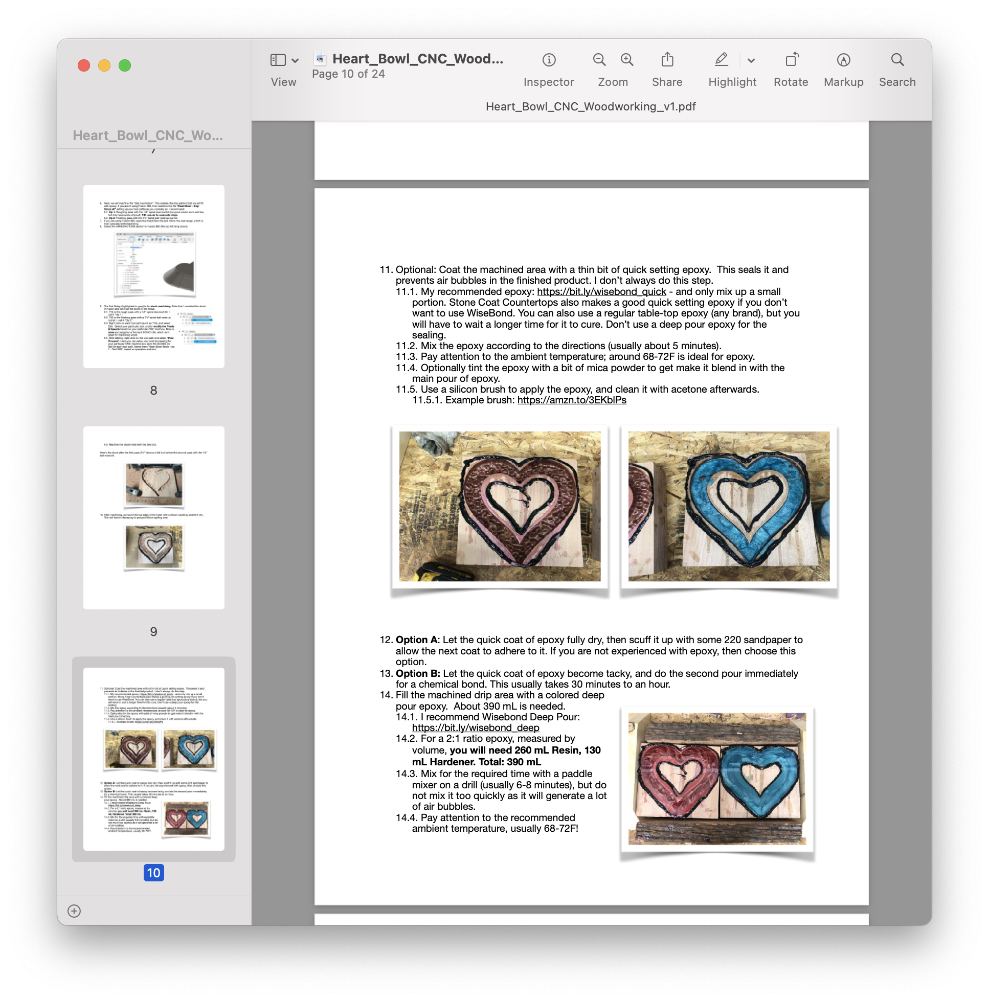 Heart Bowl Plans - Directions, Model, STL & Fusion 360 CNC Files - Image 4