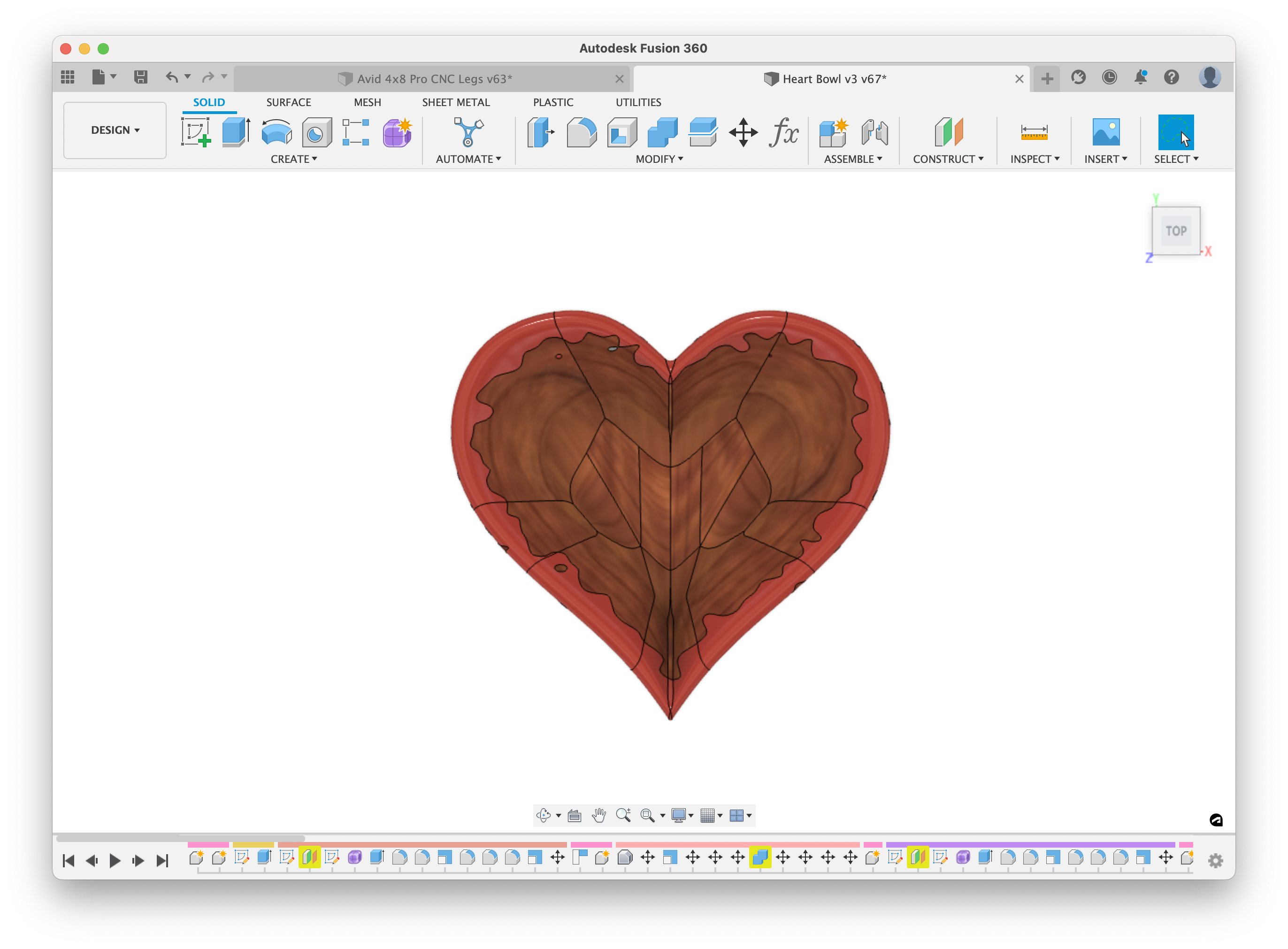 Heart Bowl Plans - Directions, Model, STL & Fusion 360 CNC Files - Image 5