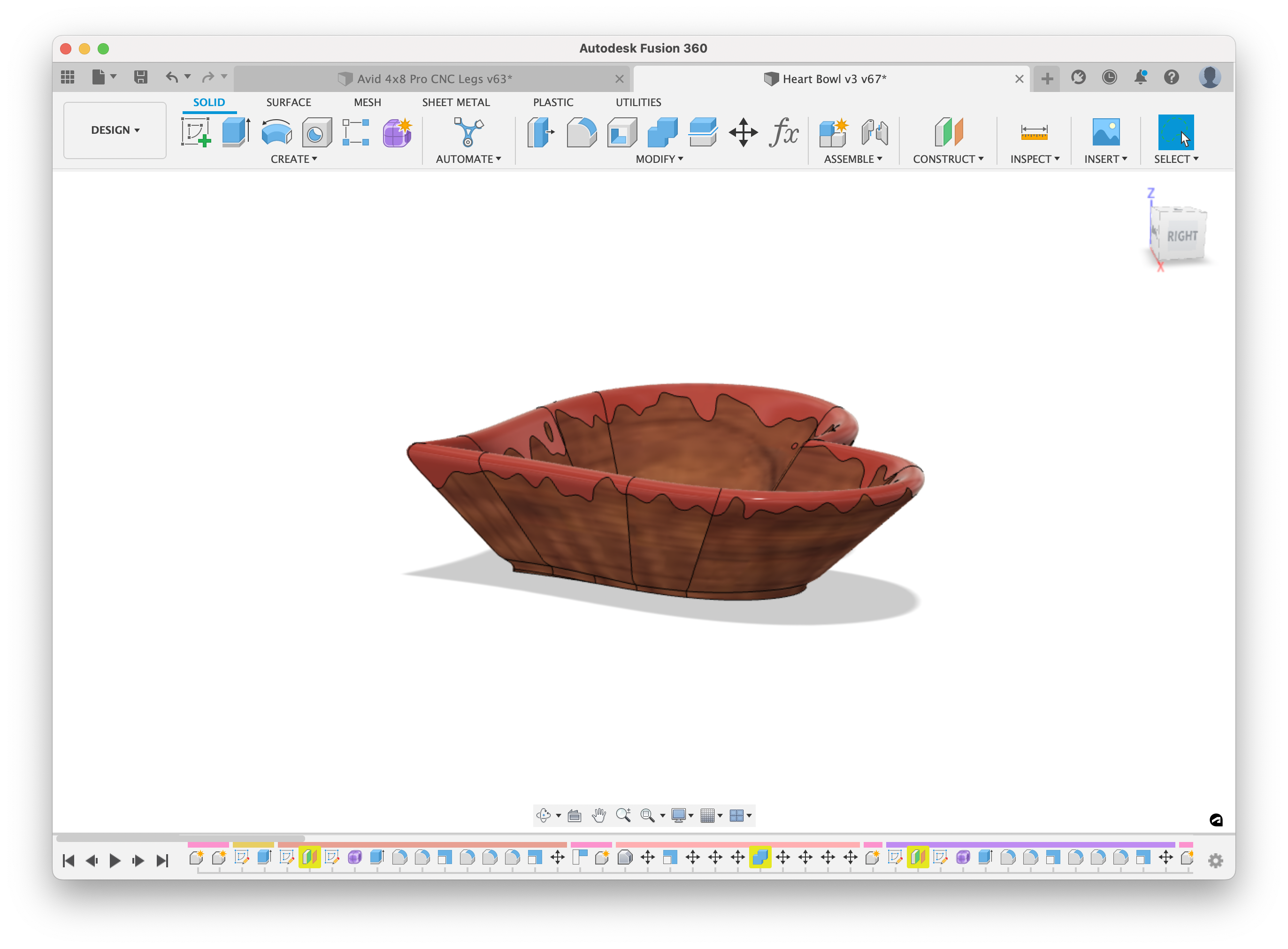 Heart Bowl Plans - Directions, Model, STL & Fusion 360 CNC Files - Image 6