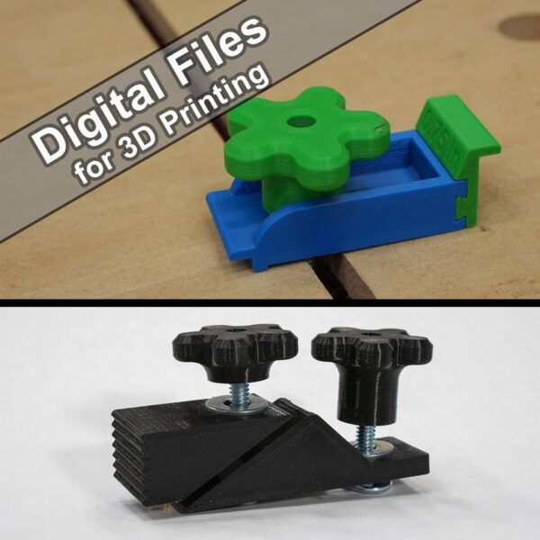 Digital File: CNC Clamps for 3D Printing - Toe Clamps & Side Clamps & Replaceable Tips