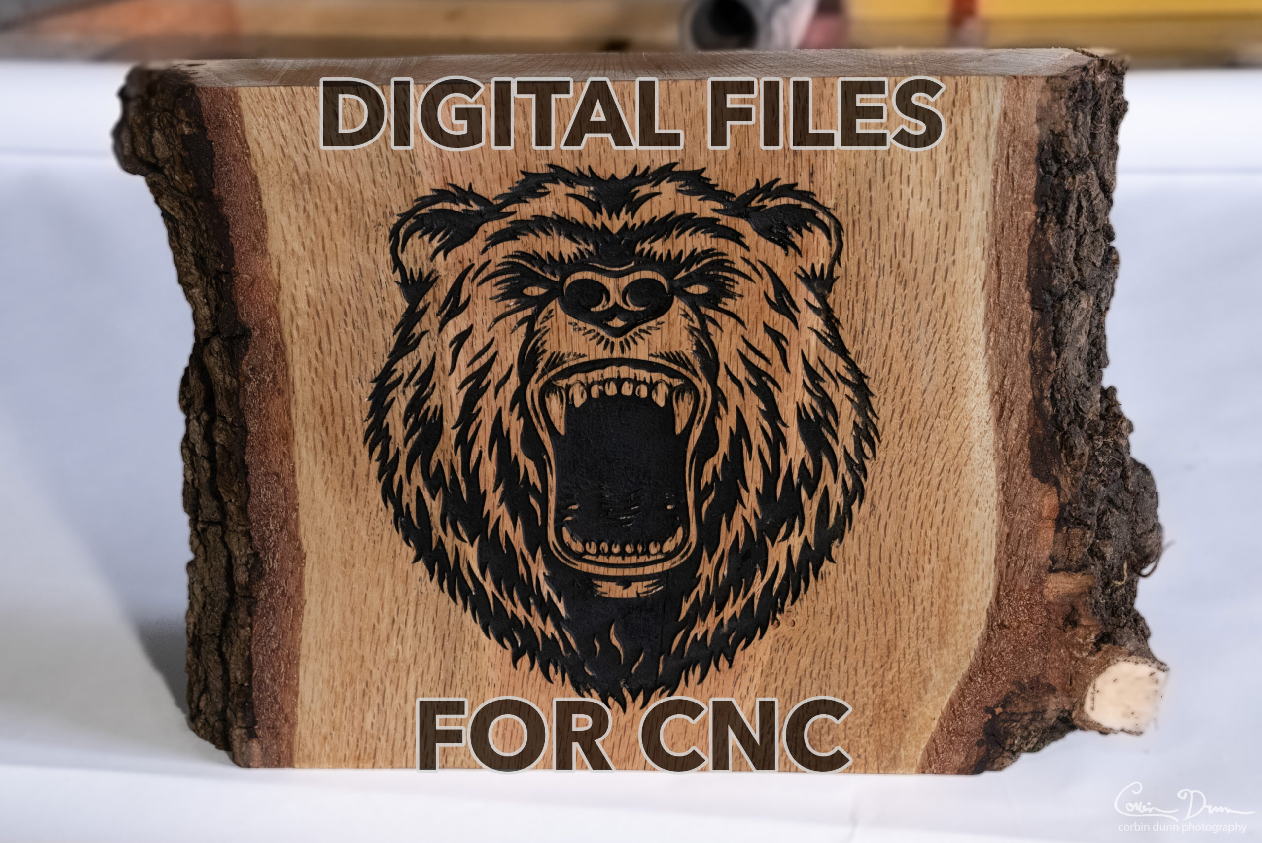 Digital File: Bear Art Carving