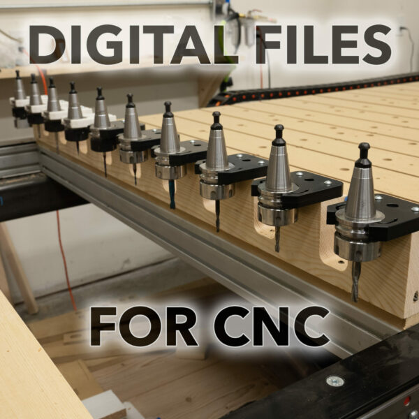 Digital File: CNC ATC Tool Rack / Automatic Tool Changer Rack