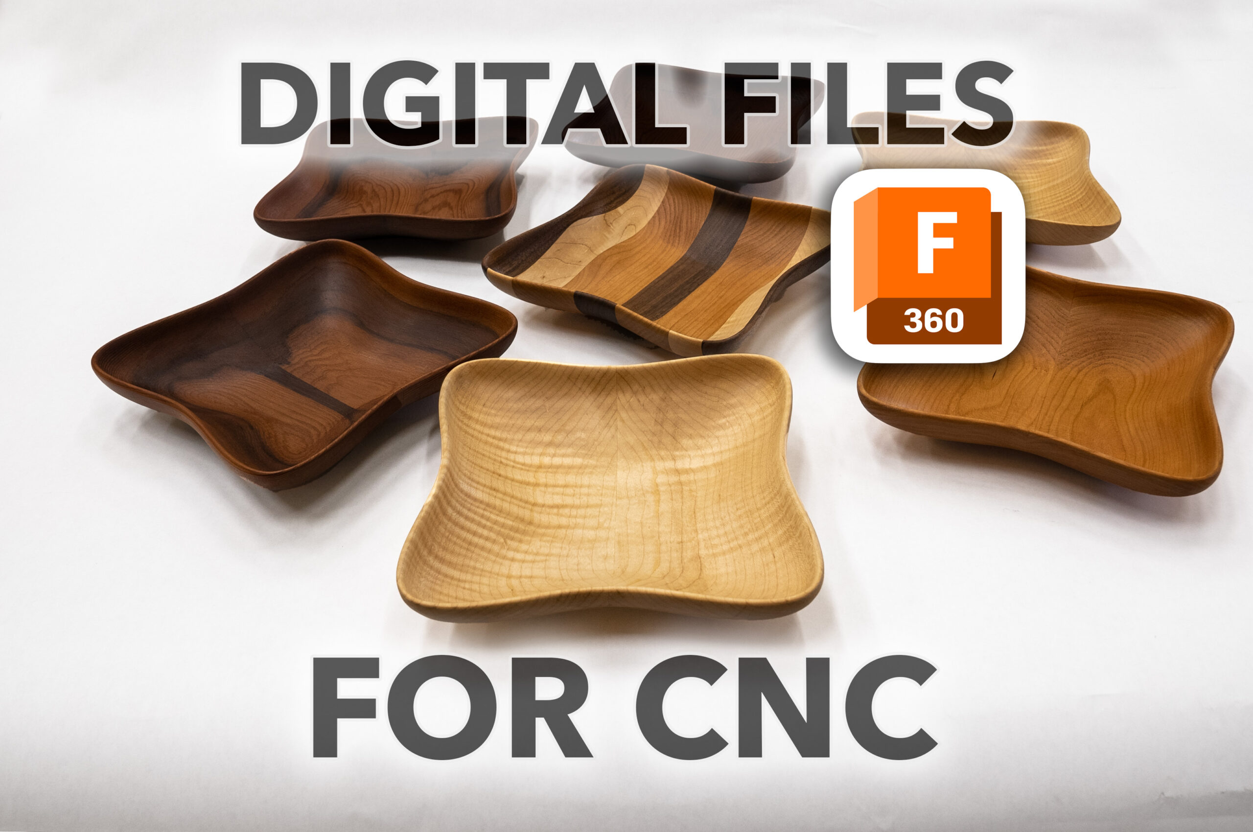 Shallow Flow Bowl CNC Files and Directions / Plans (Step by Step) - Fusion 360 File
