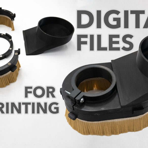CNC Dust Shoe v3 - STL and Fusion 360 Parametric Design for 3D Printing