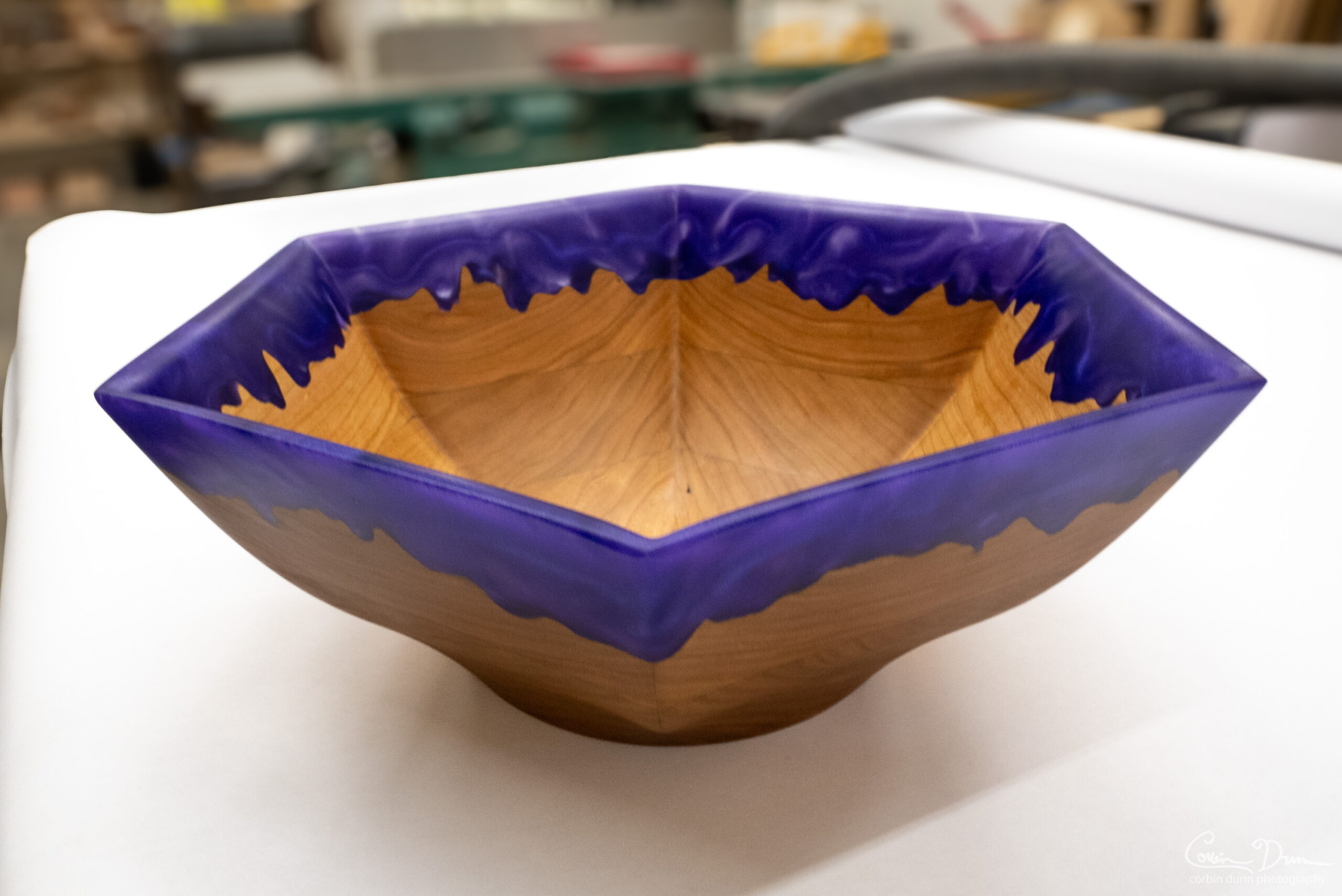 Digital File: Hexagonal Salad Bowl with Epoxy Drips - STL, CAD File, and Directions - Image 8