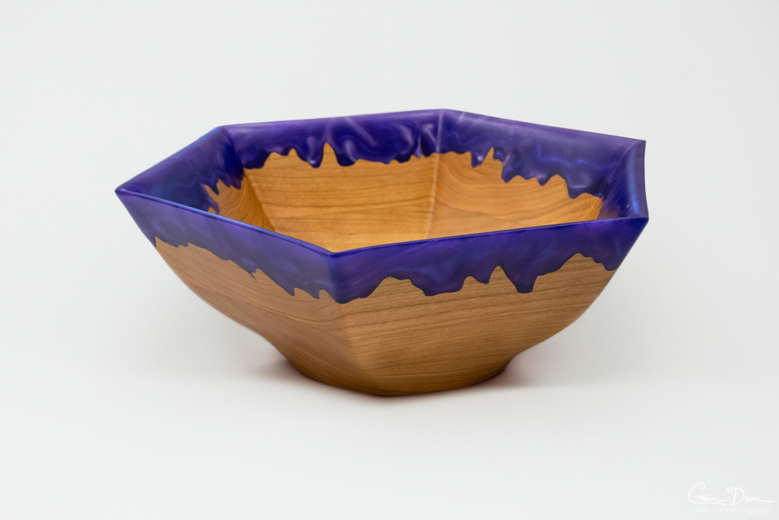 Digital File: Hexagonal Salad Bowl with Epoxy Drips - STL, CAD File, and Directions - Image 5
