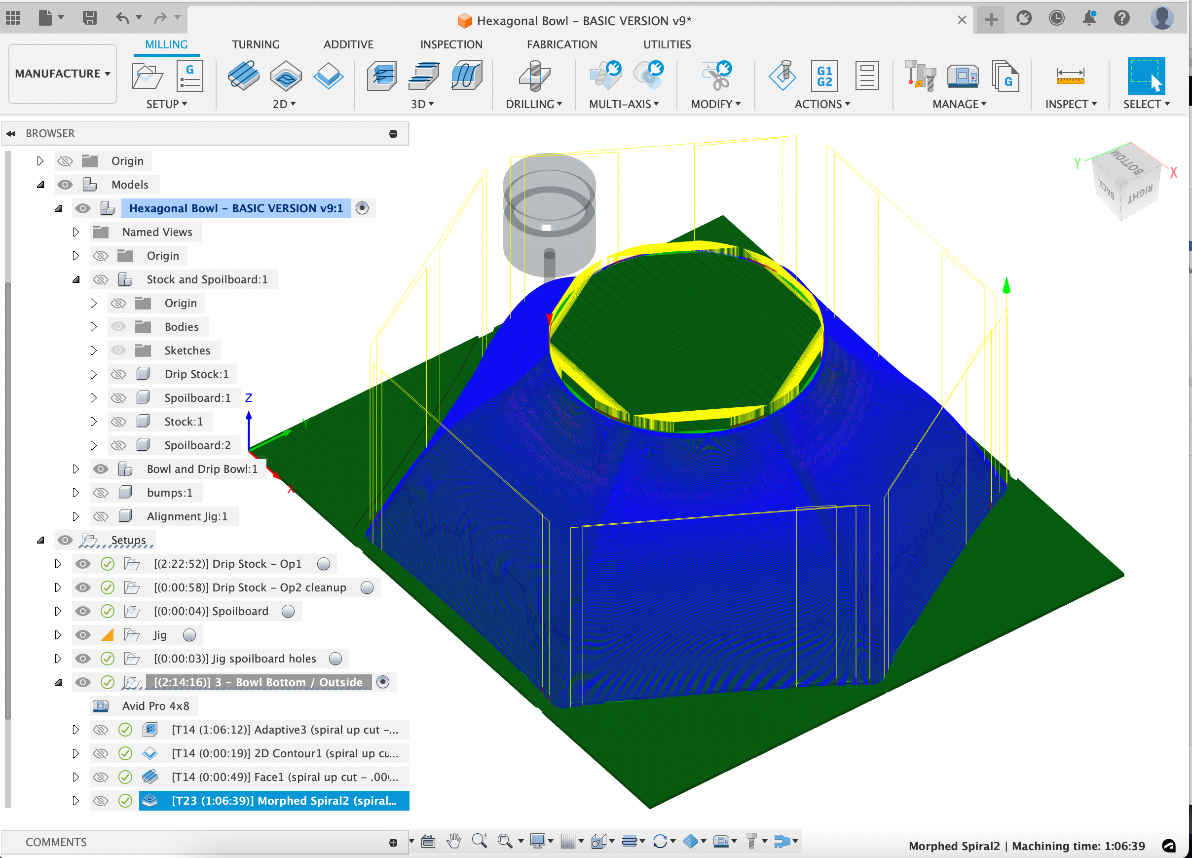 Digital File: Hexagonal Salad Bowl with Epoxy Drips - STL, CAD File, and Directions - Image 3