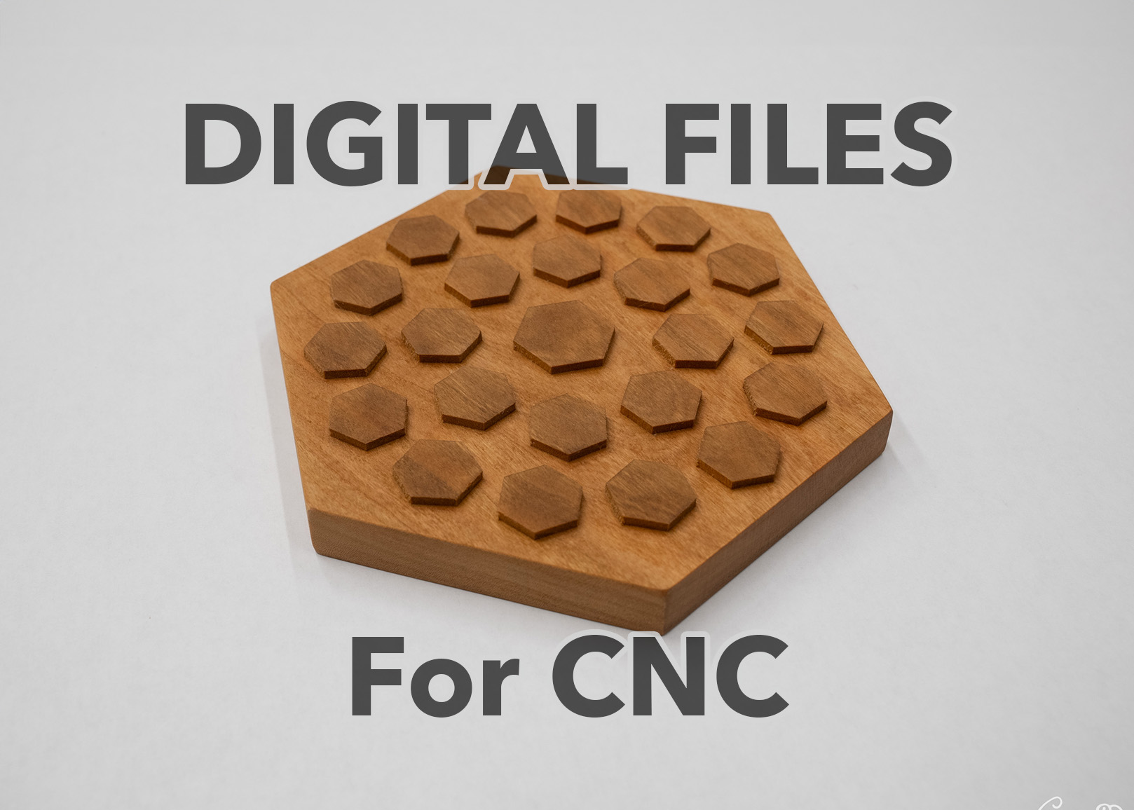 Digital File: Hex Trivet / Wood Hot Pad - CNC Woodworking Project