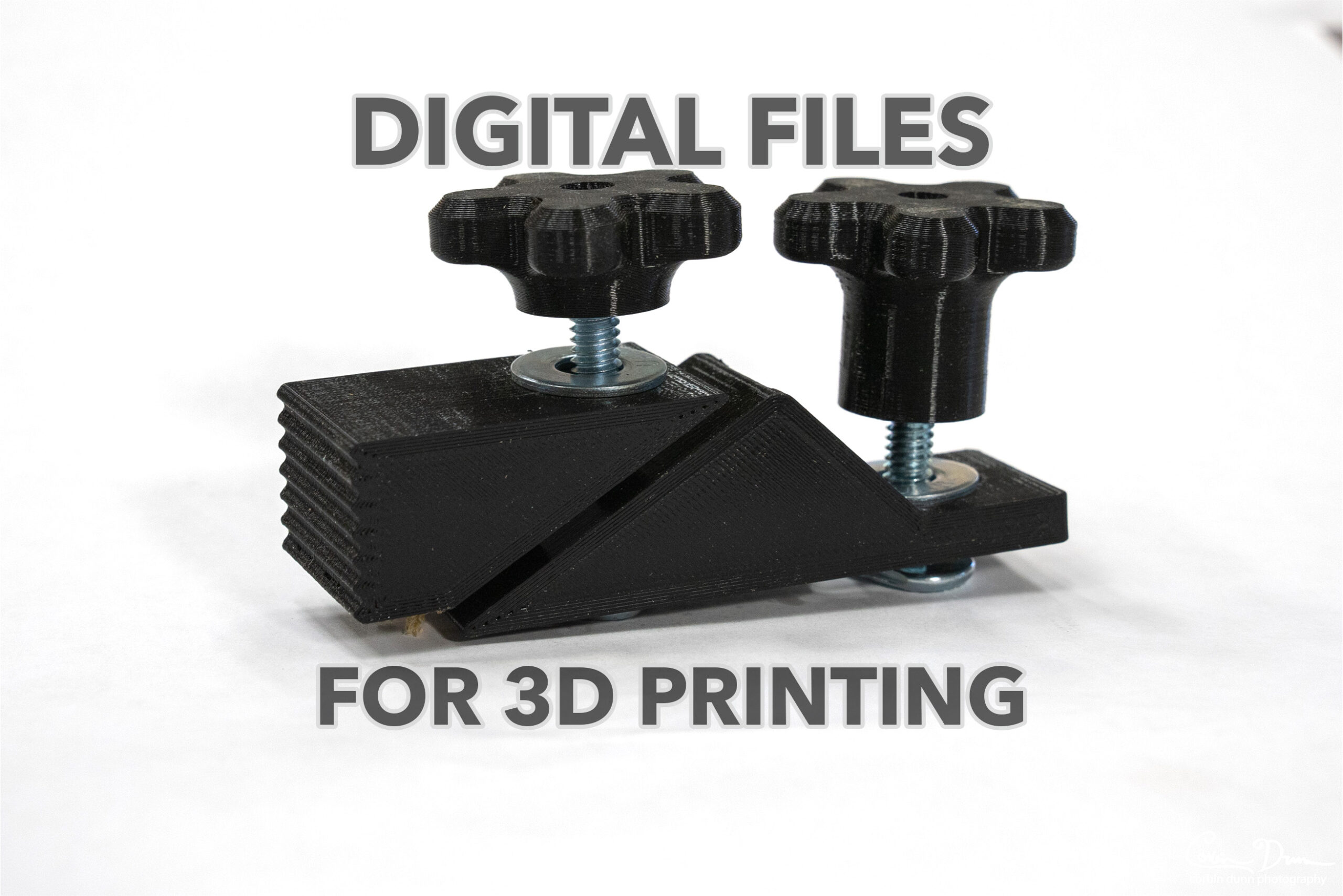 Digital Files: LEGACY (NO FILES): CNC Side Clamps for 3D Printing