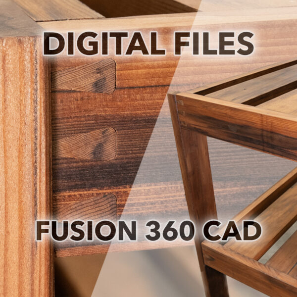 Digital File: Wood Shelf Design - Fusion 360 CAD File