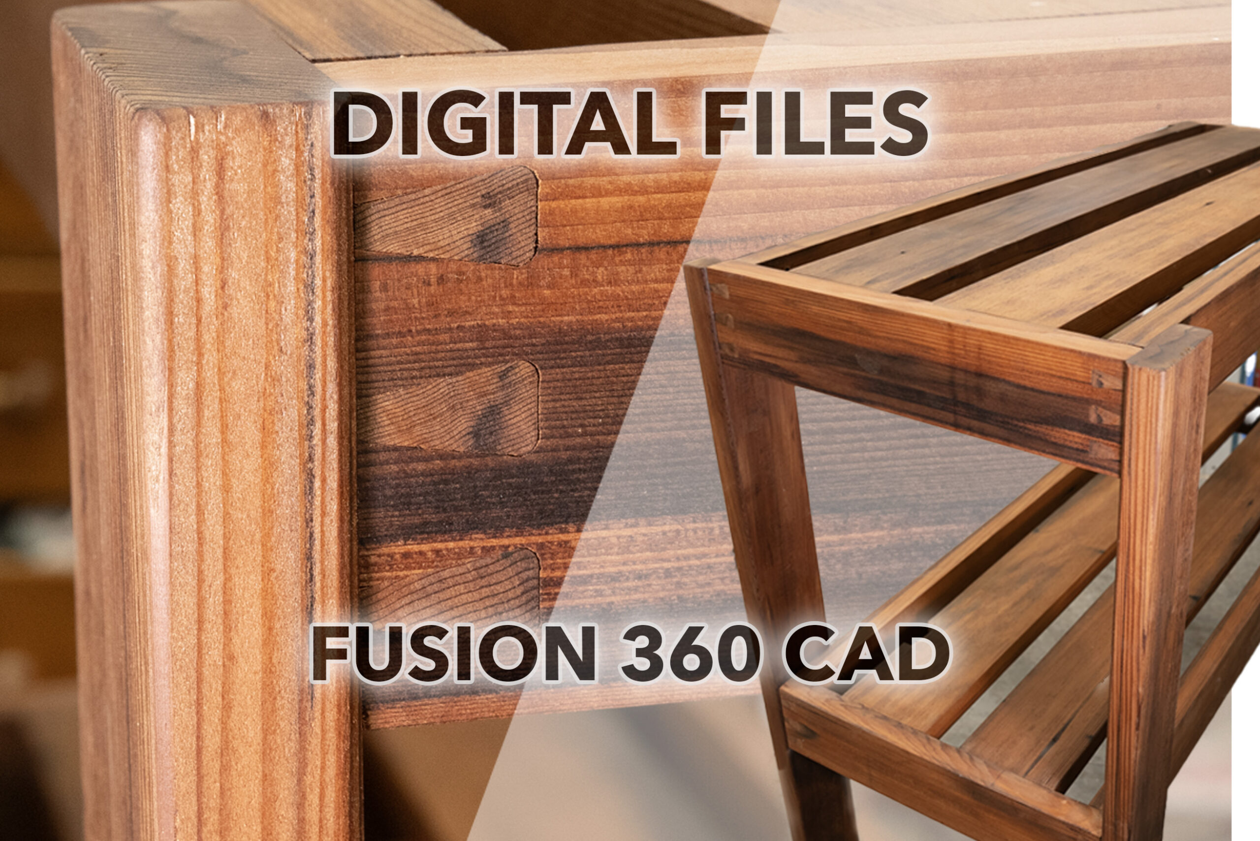 Digital File: Wood Shelf Design - Fusion 360 CAD File