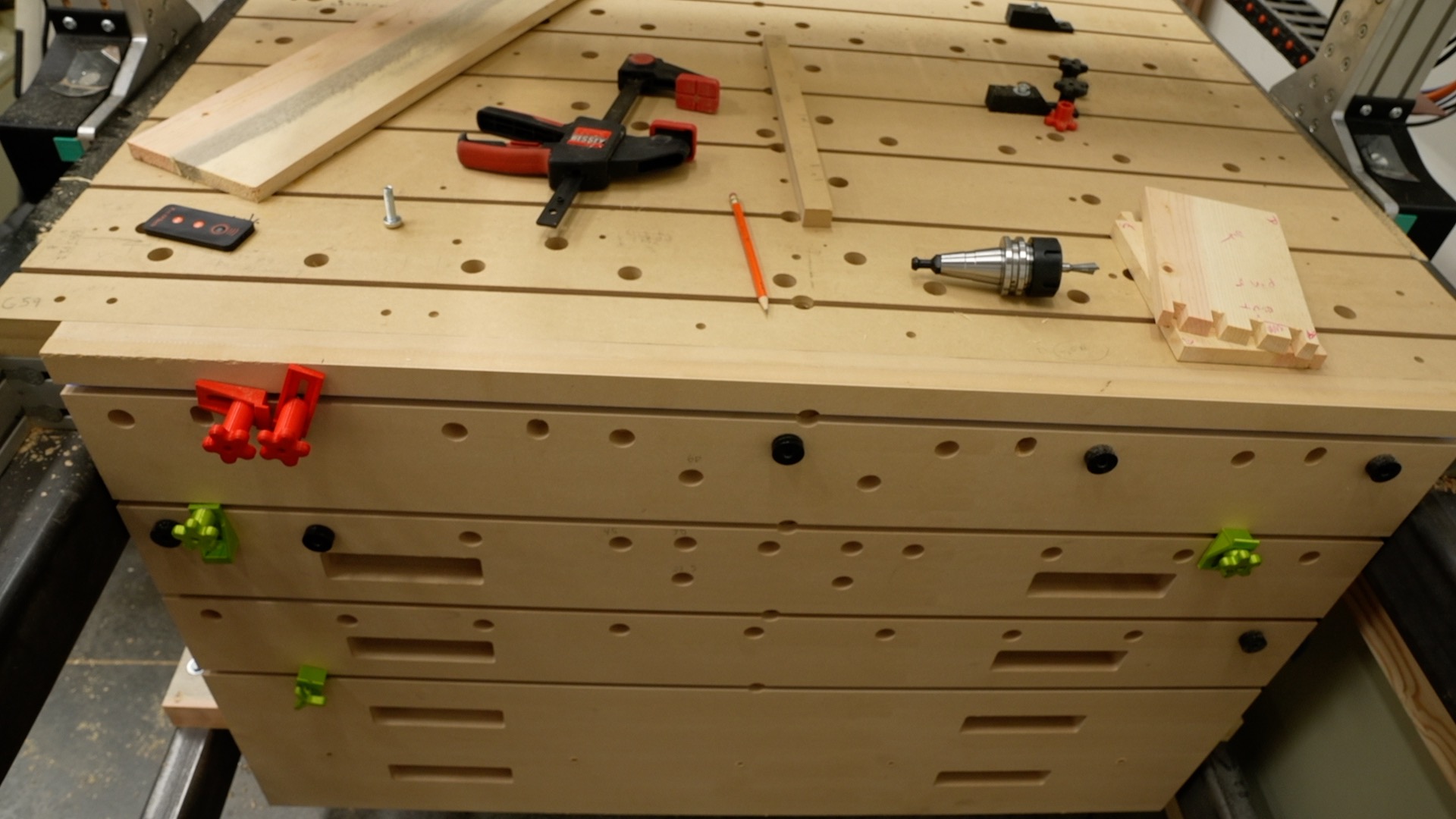 Digital File: CNC Vertical Work Table / Spoilboard CAD File - Image 3