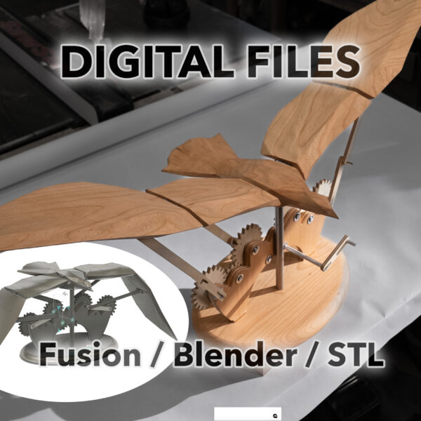 Digital Files: Falcon Automata for CNC or 3D Printing