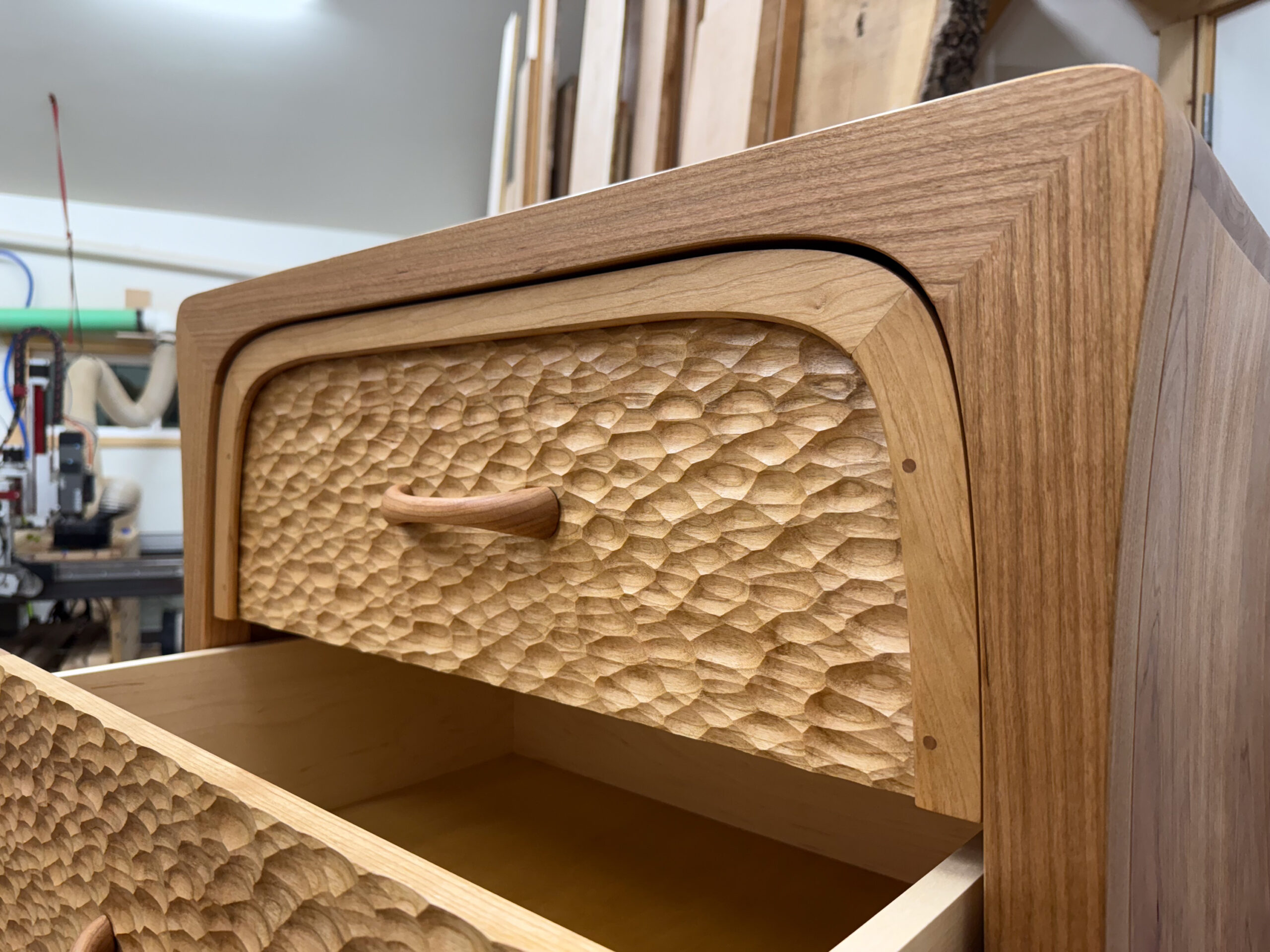Digital Files: Curved Cabinets and Textured Drawers - Fusion 360 CAD / Vectric VCarve - Image 4