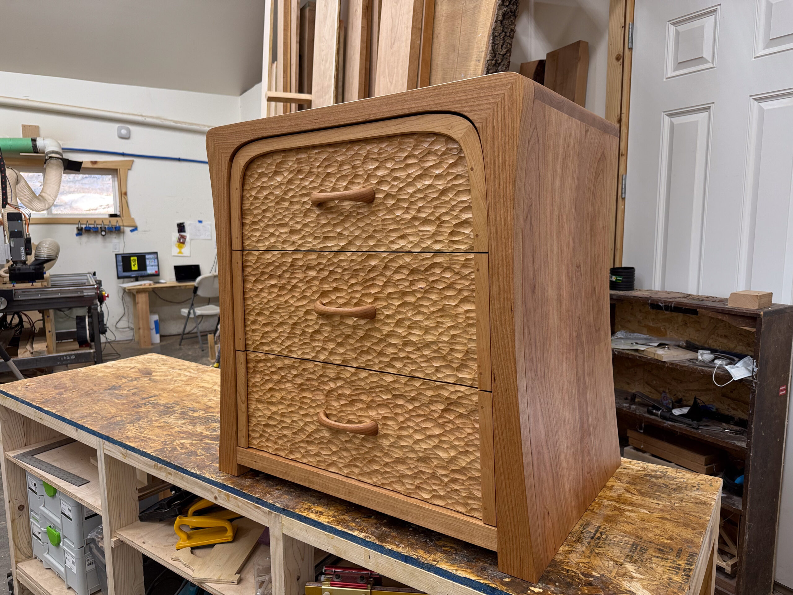 Digital Files: Curved Cabinets and Textured Drawers - Fusion 360 CAD / Vectric VCarve - Image 2
