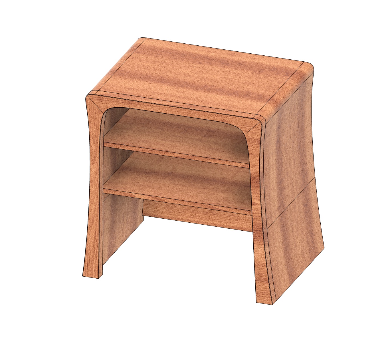 Digital Files: Curved Cabinets and Textured Drawers - Fusion 360 CAD / Vectric VCarve - Image 9