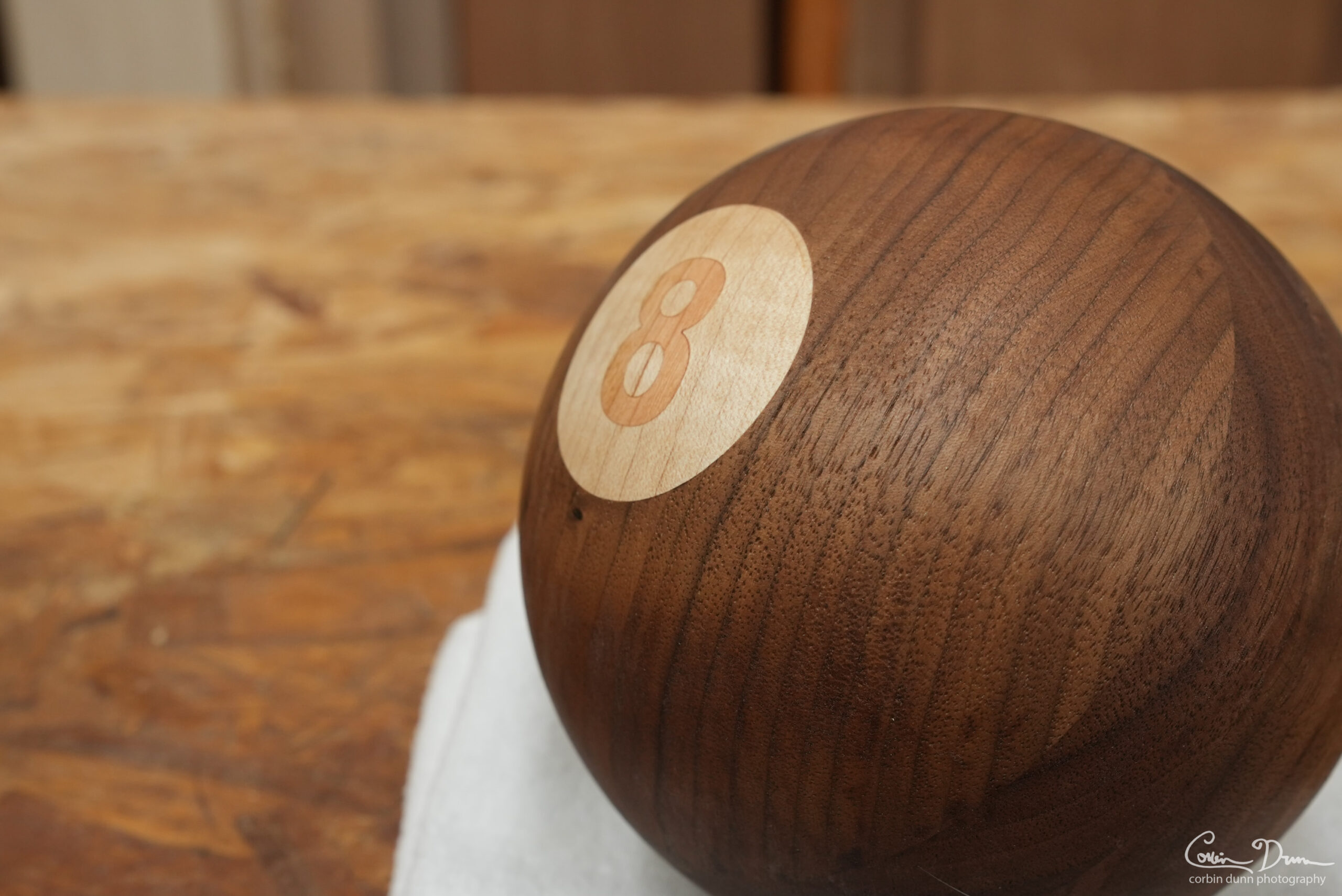 Digital File: Curved VCarve Inlay - Eight Ball / Eagle on Sphere - Image 4