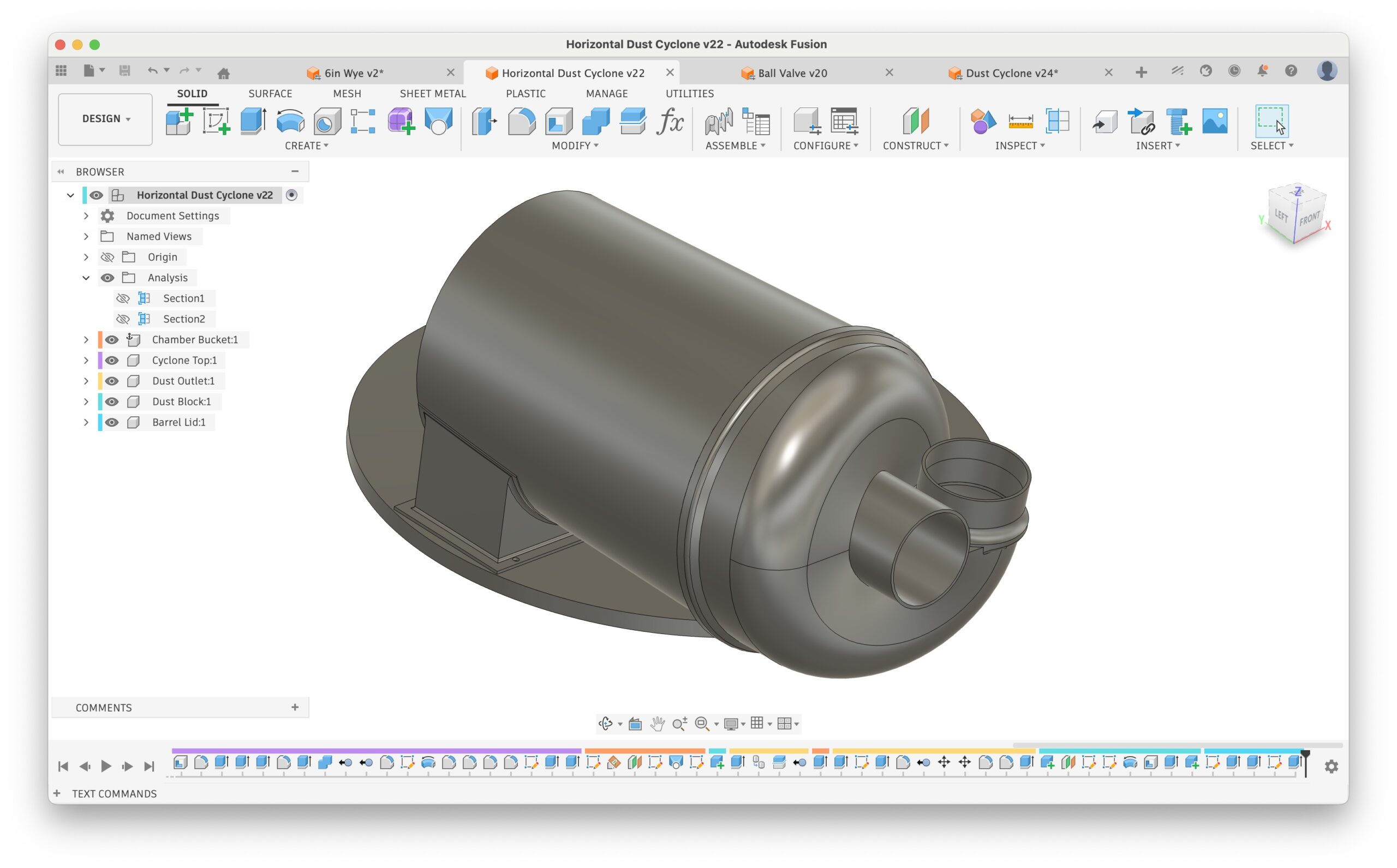 Digital File: Horizontal Dust Cyclone Separator - Image 2