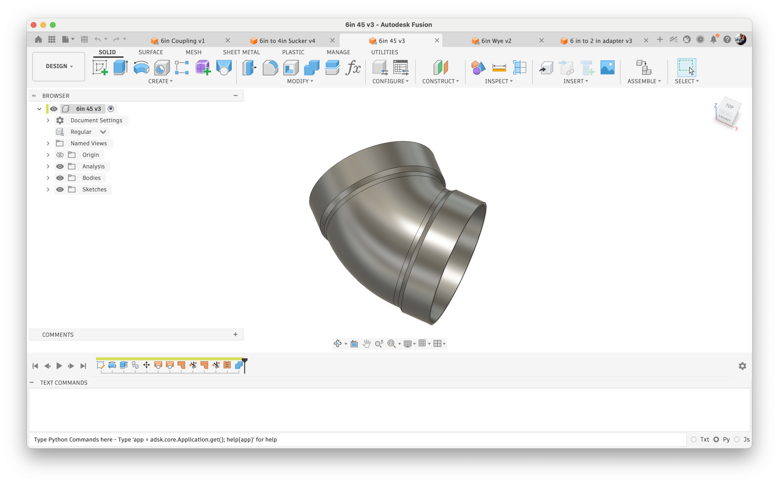 Digital Files: Dust Collector Pipe Couplings - Wye, Sucker, Etc. - Image 3