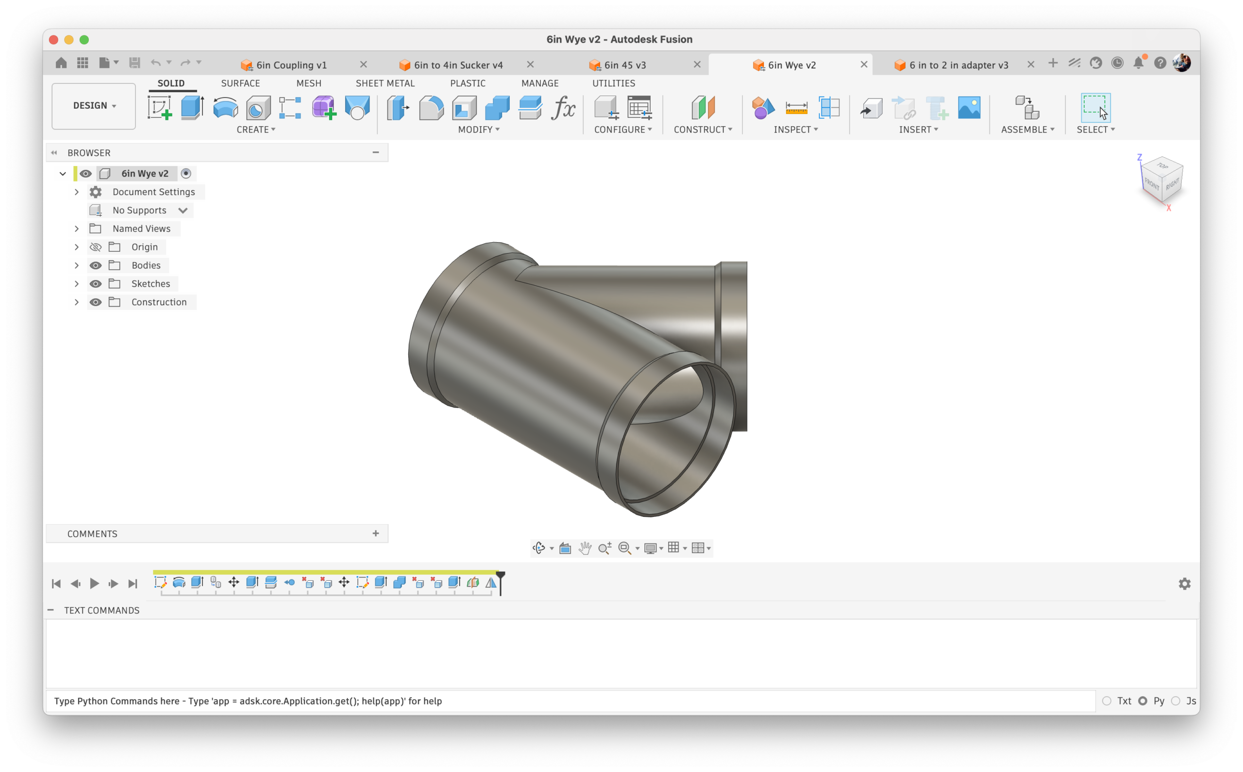 Digital Files: Dust Collector Pipe Couplings - Wye, Sucker, Etc. - Image 4