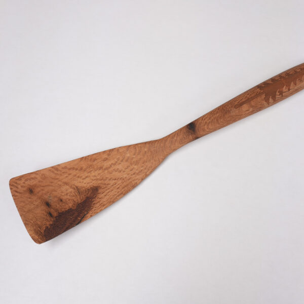 Wok Spatula with Tree Inlay - Oak with Cherry