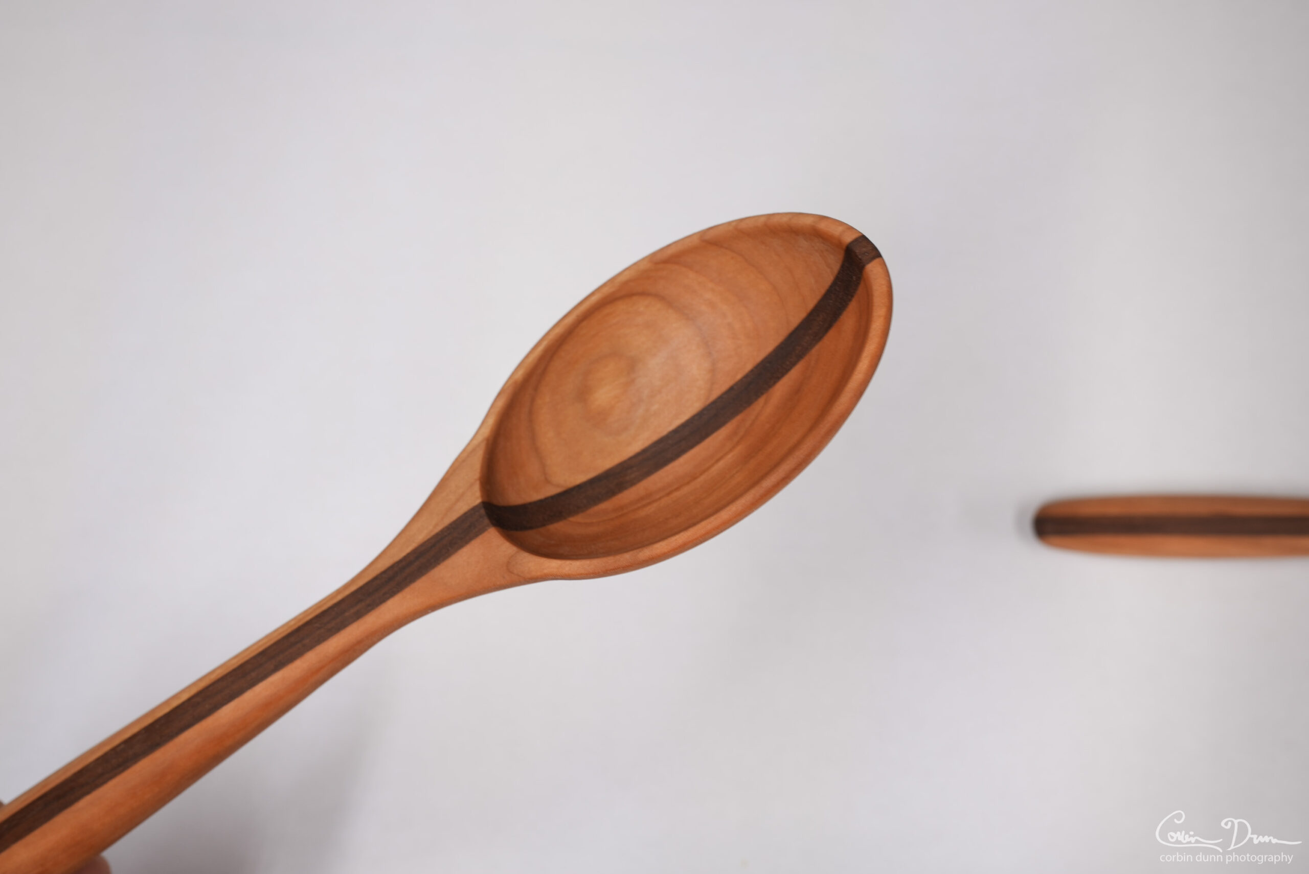 Spoon - Cherry with Walnut Stripe - Image 4