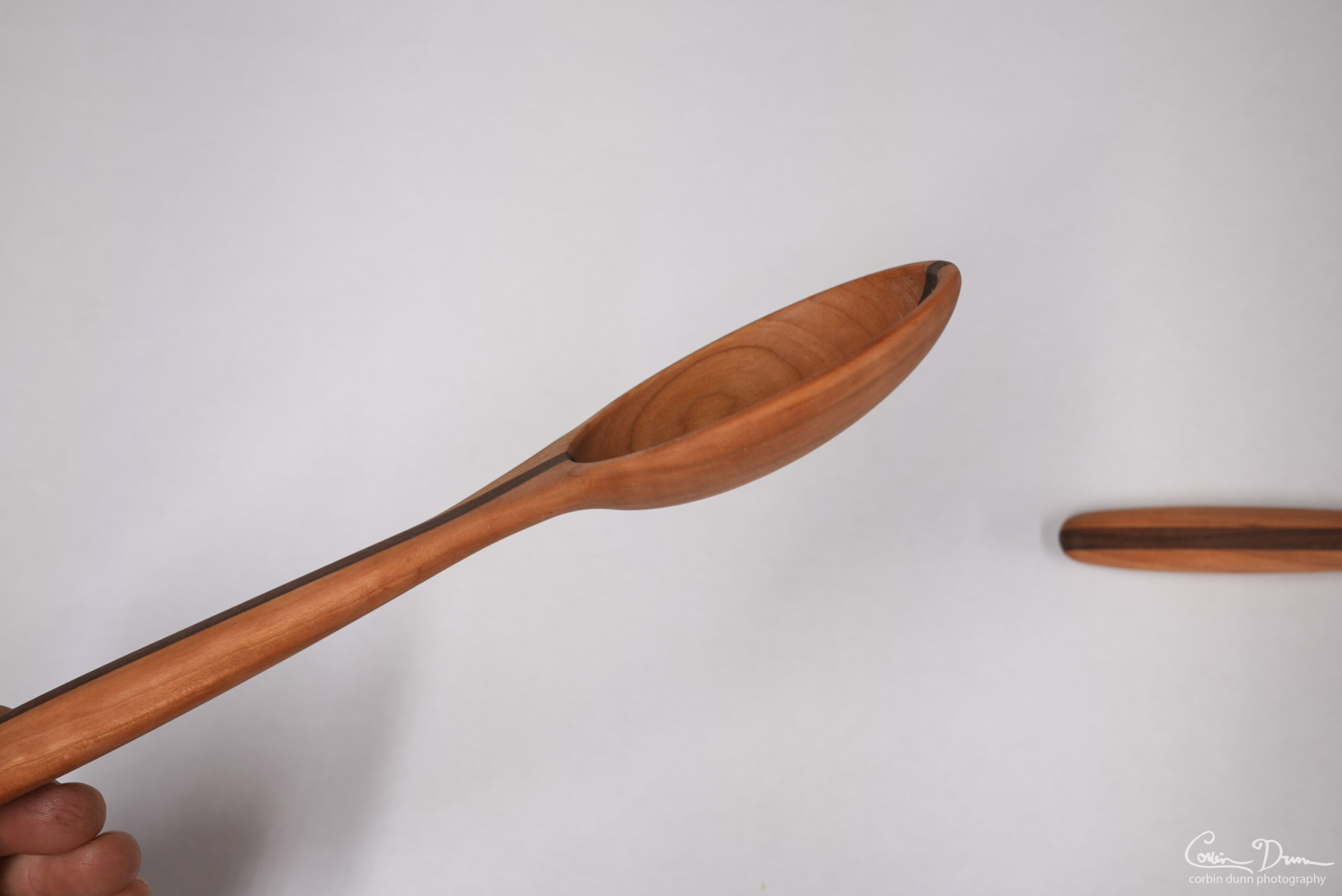 Spoon - Cherry with Walnut Stripe - Image 3