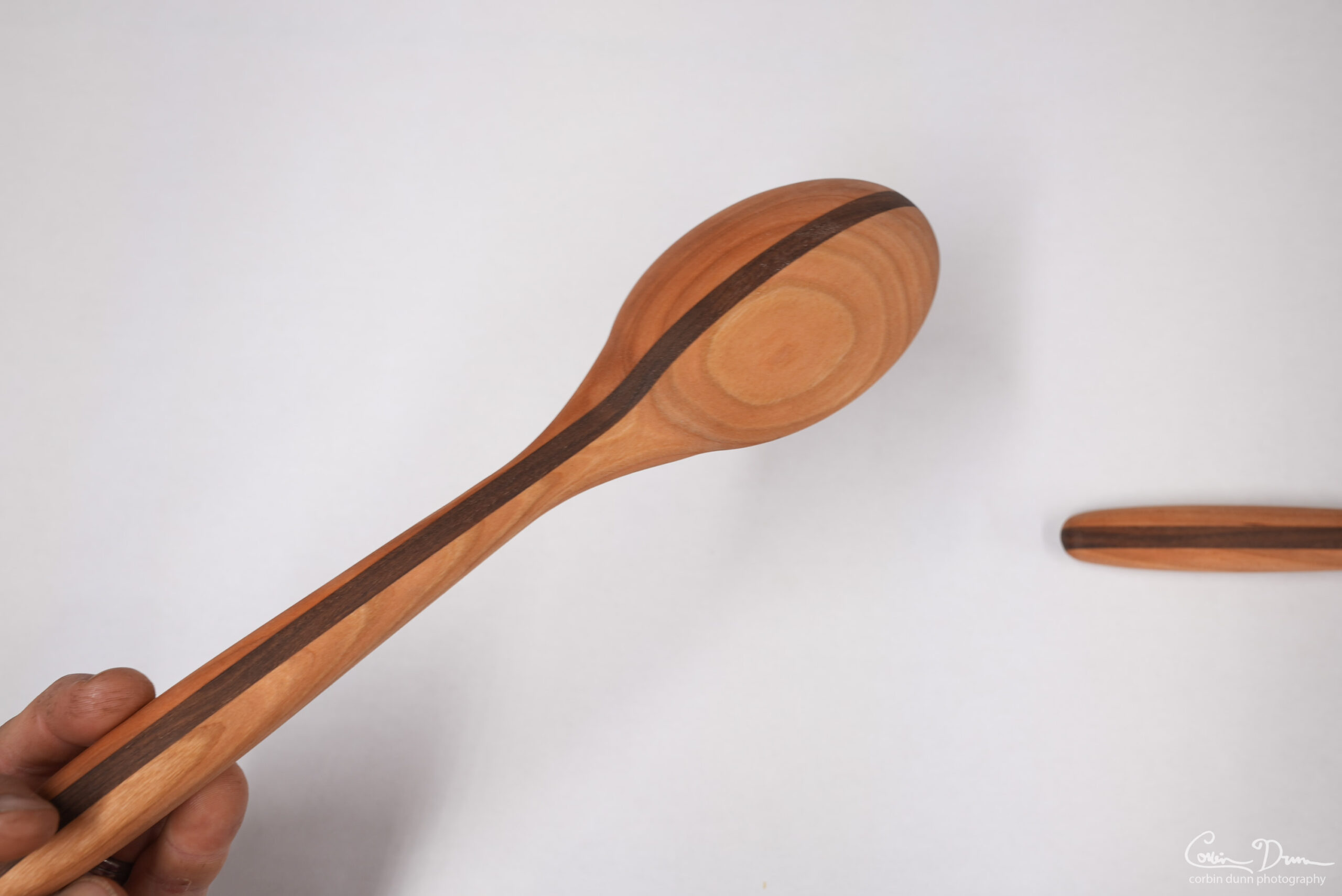 Spoon - Cherry with Walnut Stripe - Image 6