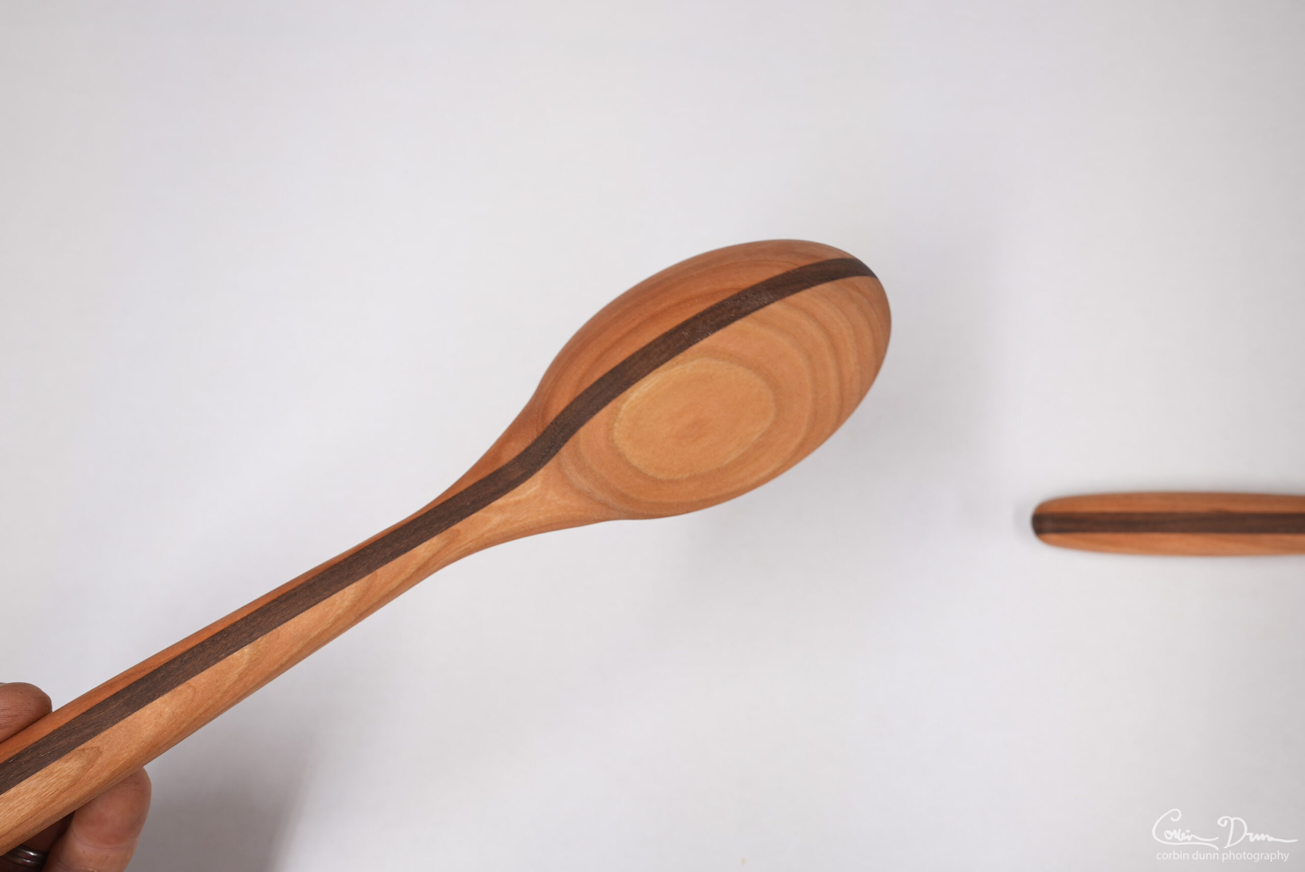 Spoon - Cherry with Walnut Stripe - Image 5
